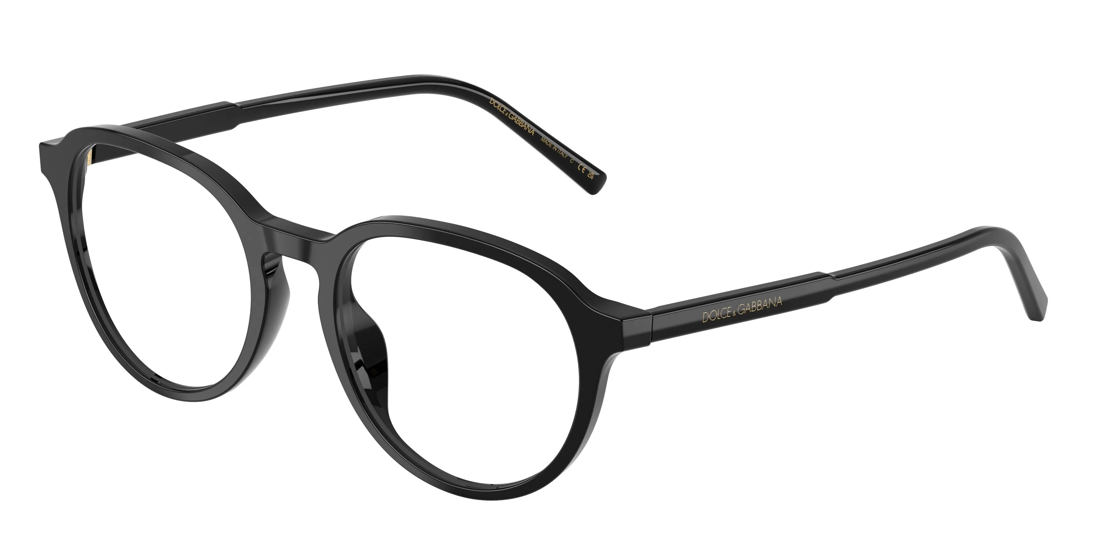 Dolce & Gabbana DG3444 501 Montature da vista Acetato Nero Trasparente Pantos Normale - immagine 1