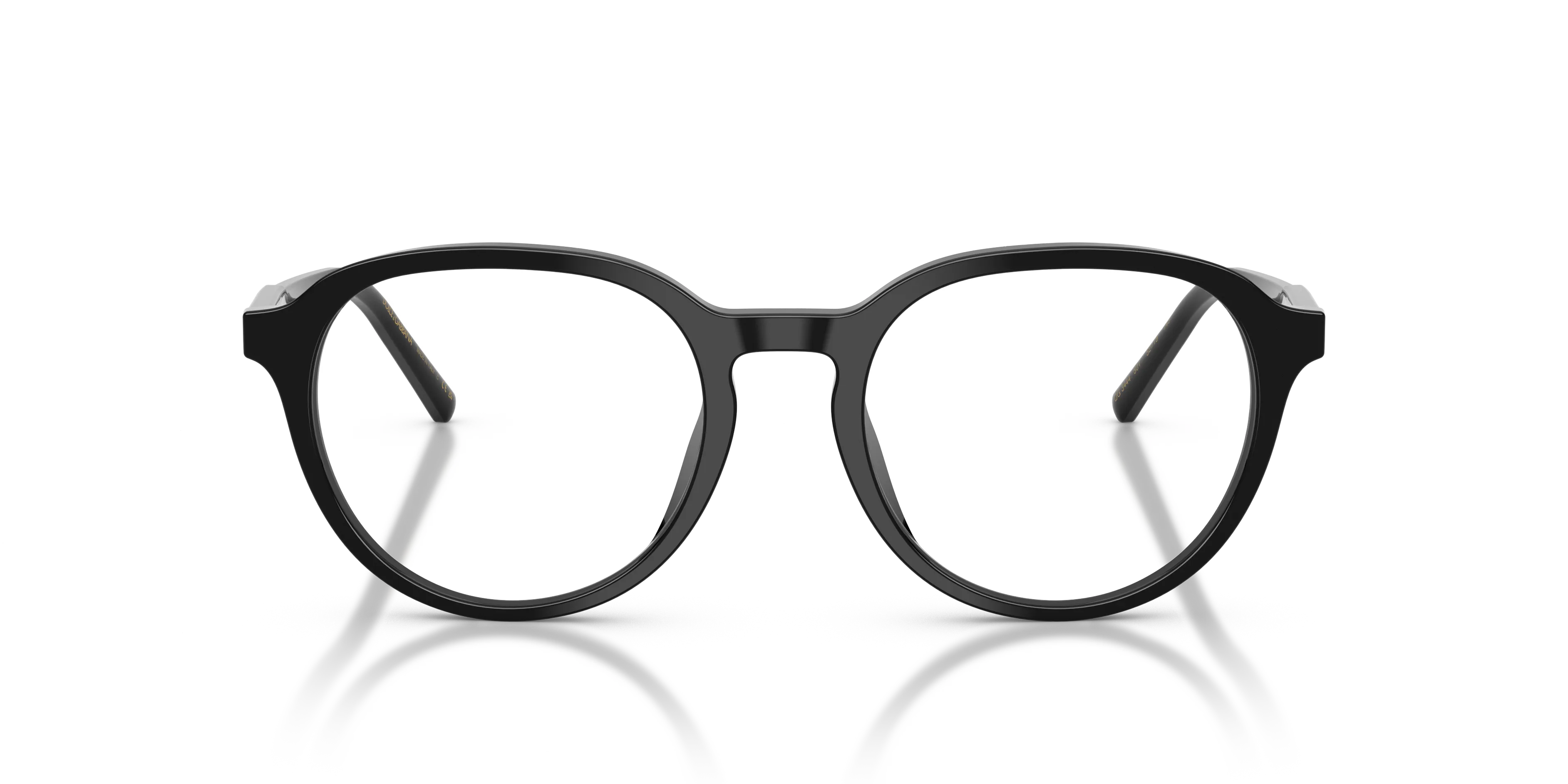 Dolce & Gabbana DG3444 501 Montature da vista Acetato Nero Trasparente Pantos Normale - immagine 3