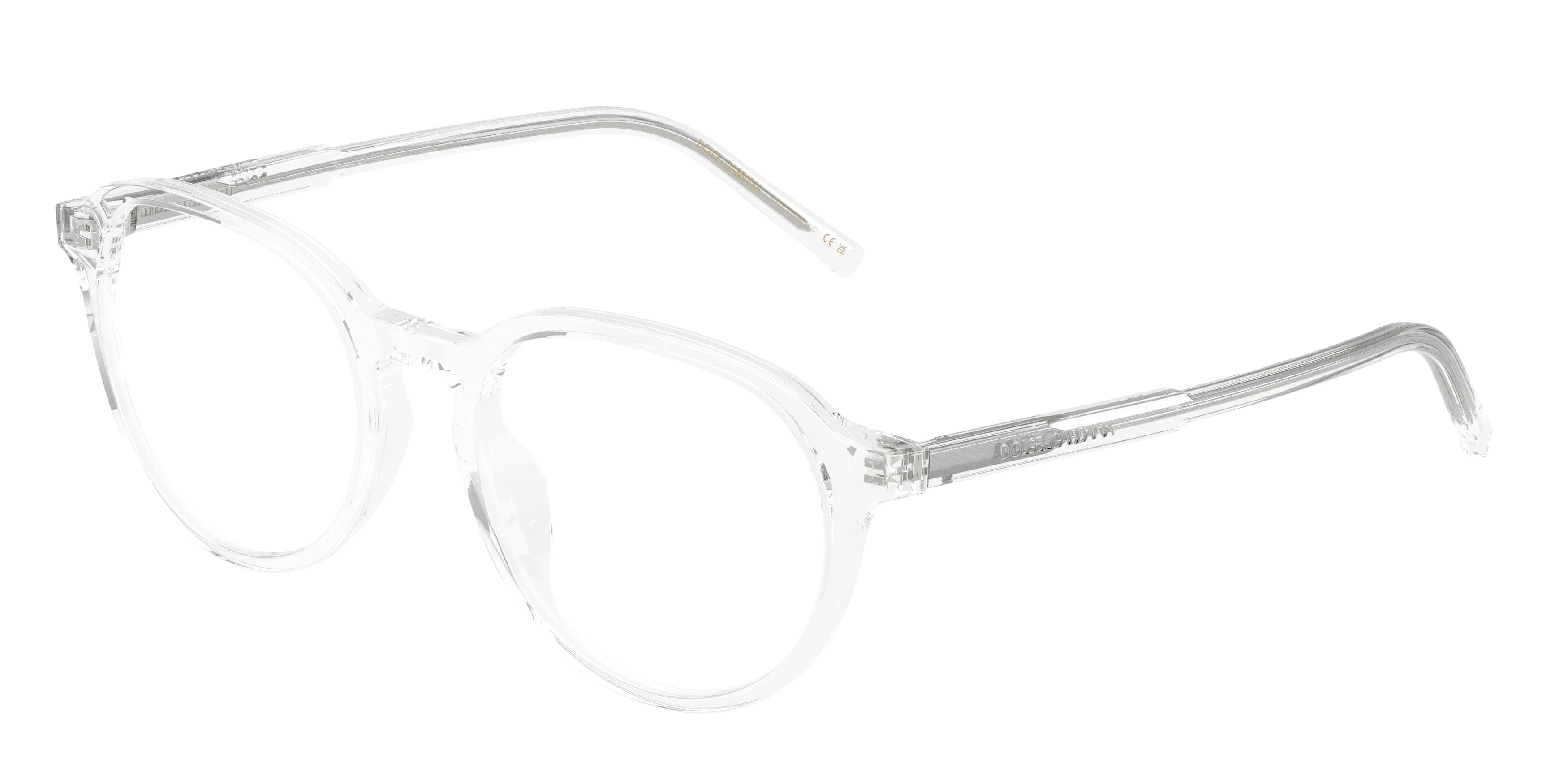 Dolce & Gabbana DG3444 3133 Montature da vista Acetato Trasparente Trasparente Pantos Normale - immagine 1