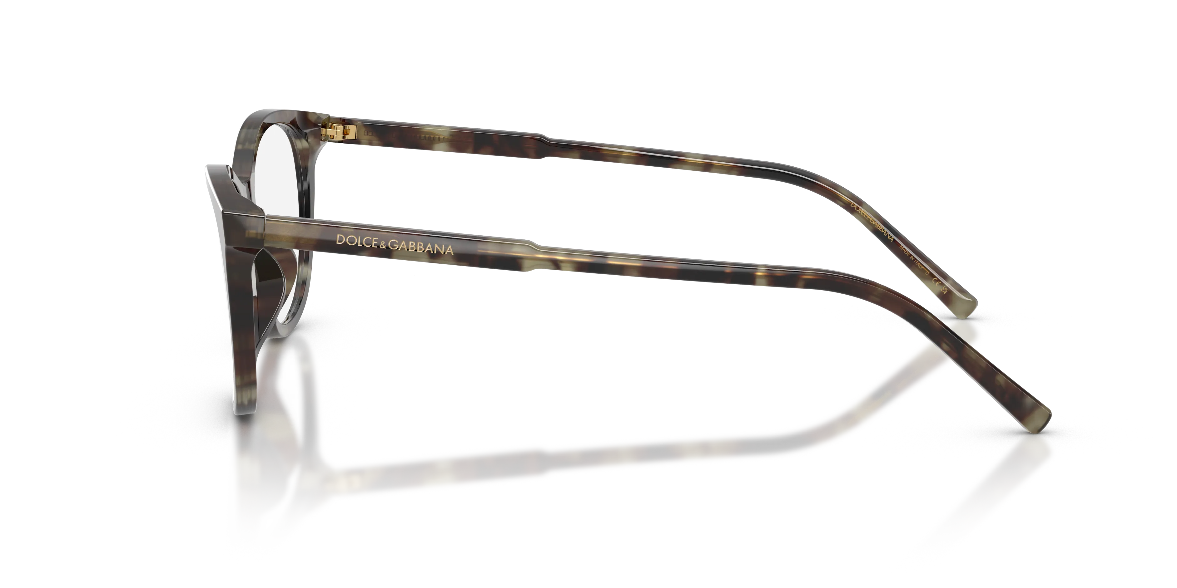 Dolce & Gabbana DG3443 3478 Montature da vista Acetato Verde Trasparente Cat Eye Normale - immagine 4