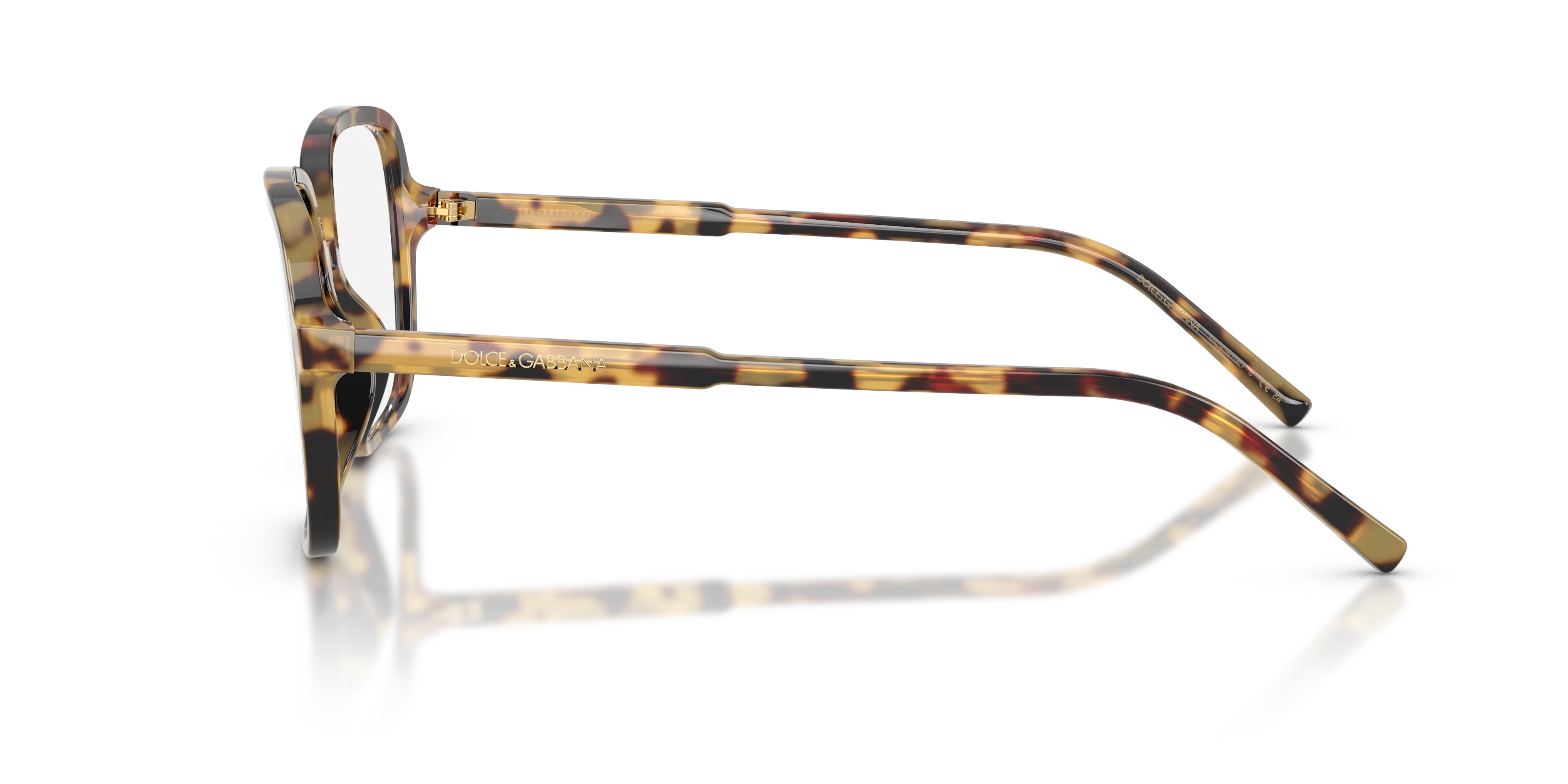 Dolce & Gabbana DG3442 512 Montature da vista Acetato Tartaruga Trasparente Squadrata Normale - immagine 4