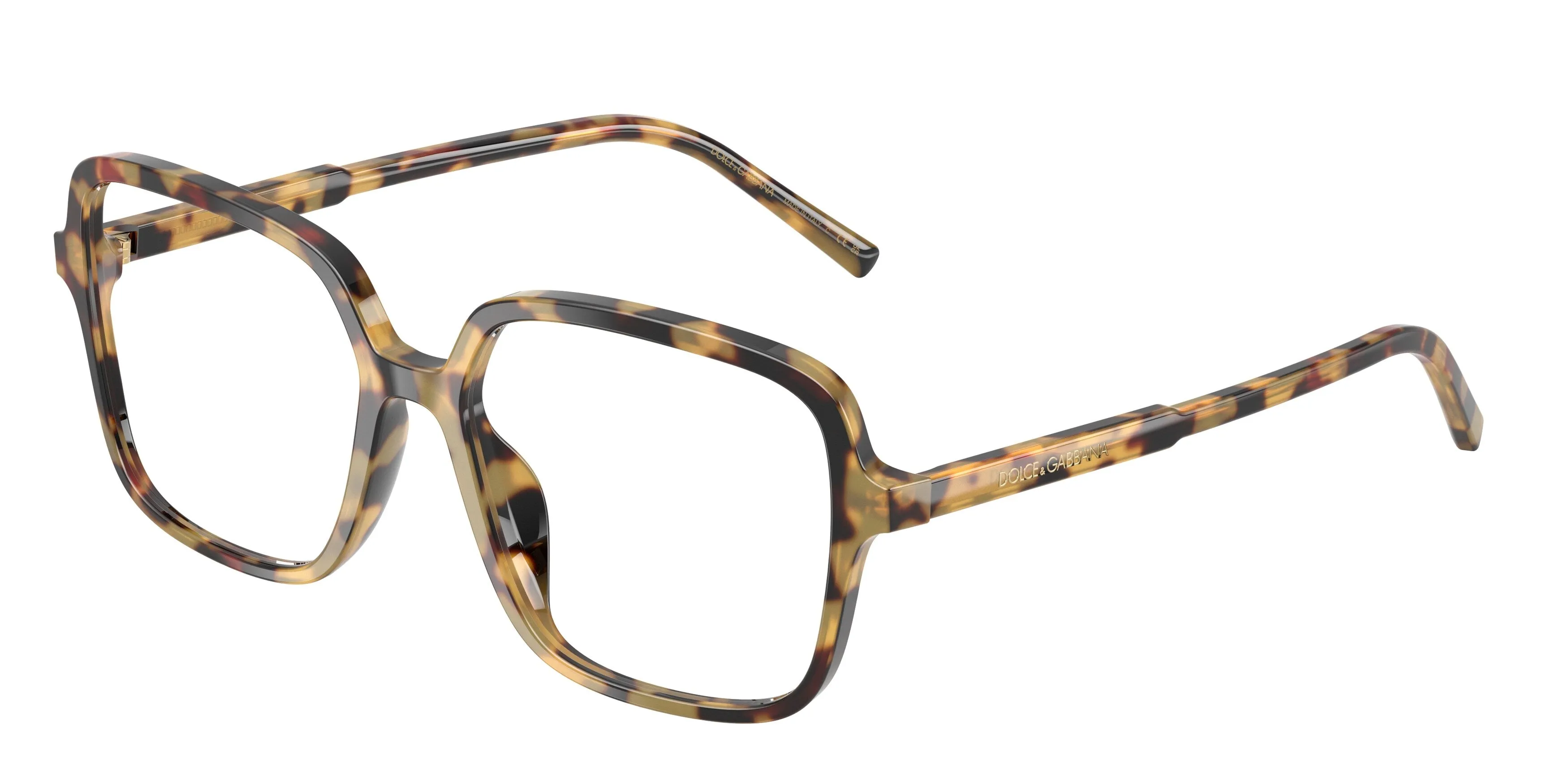 Dolce & Gabbana DG3442 512 Montature da vista Acetato Tartaruga Trasparente Squadrata Normale - immagine 1