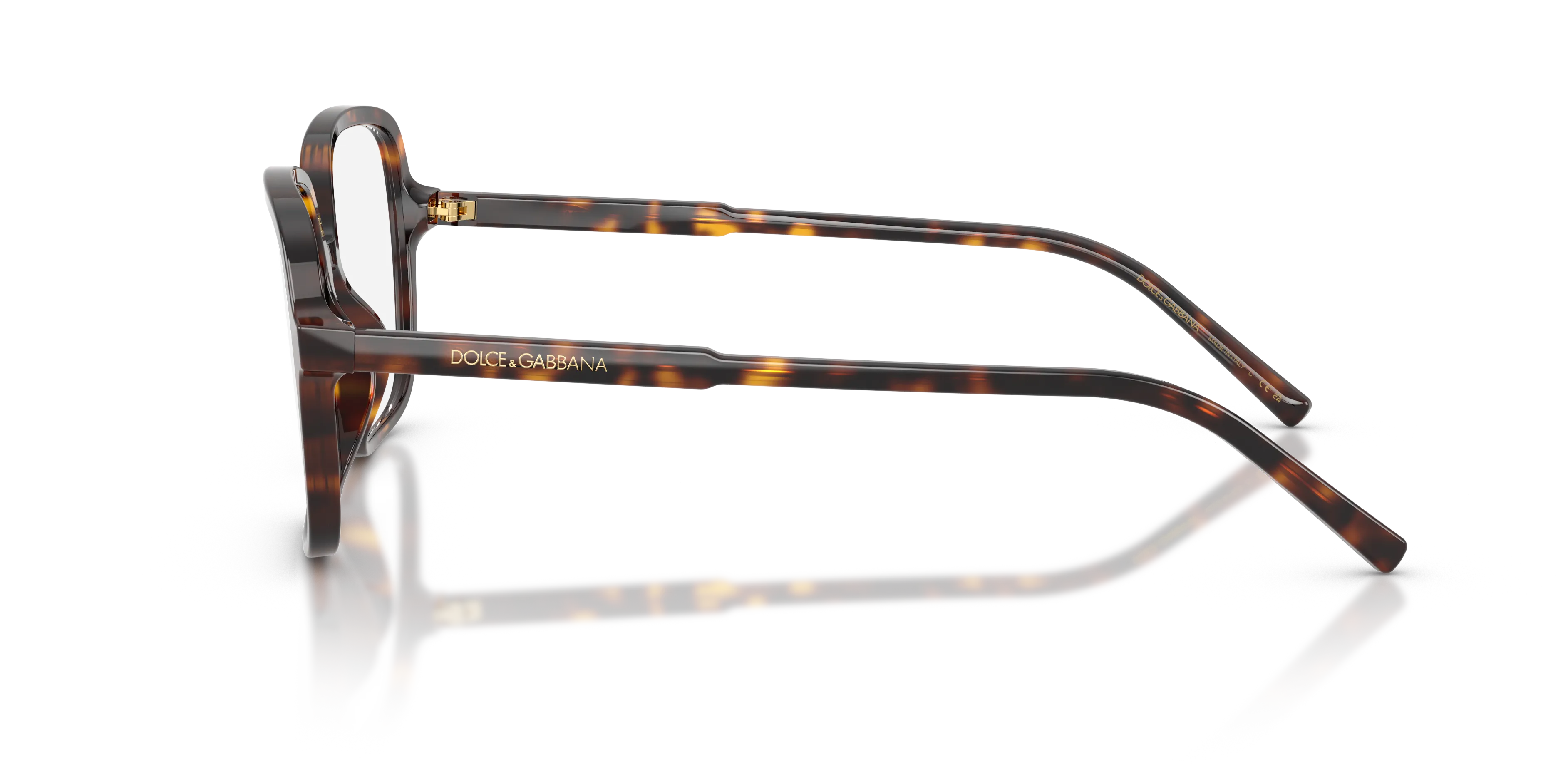 Dolce & Gabbana DG3442 502 Montature da vista Acetato Tartaruga Trasparente Squadrata Normale - immagine 4