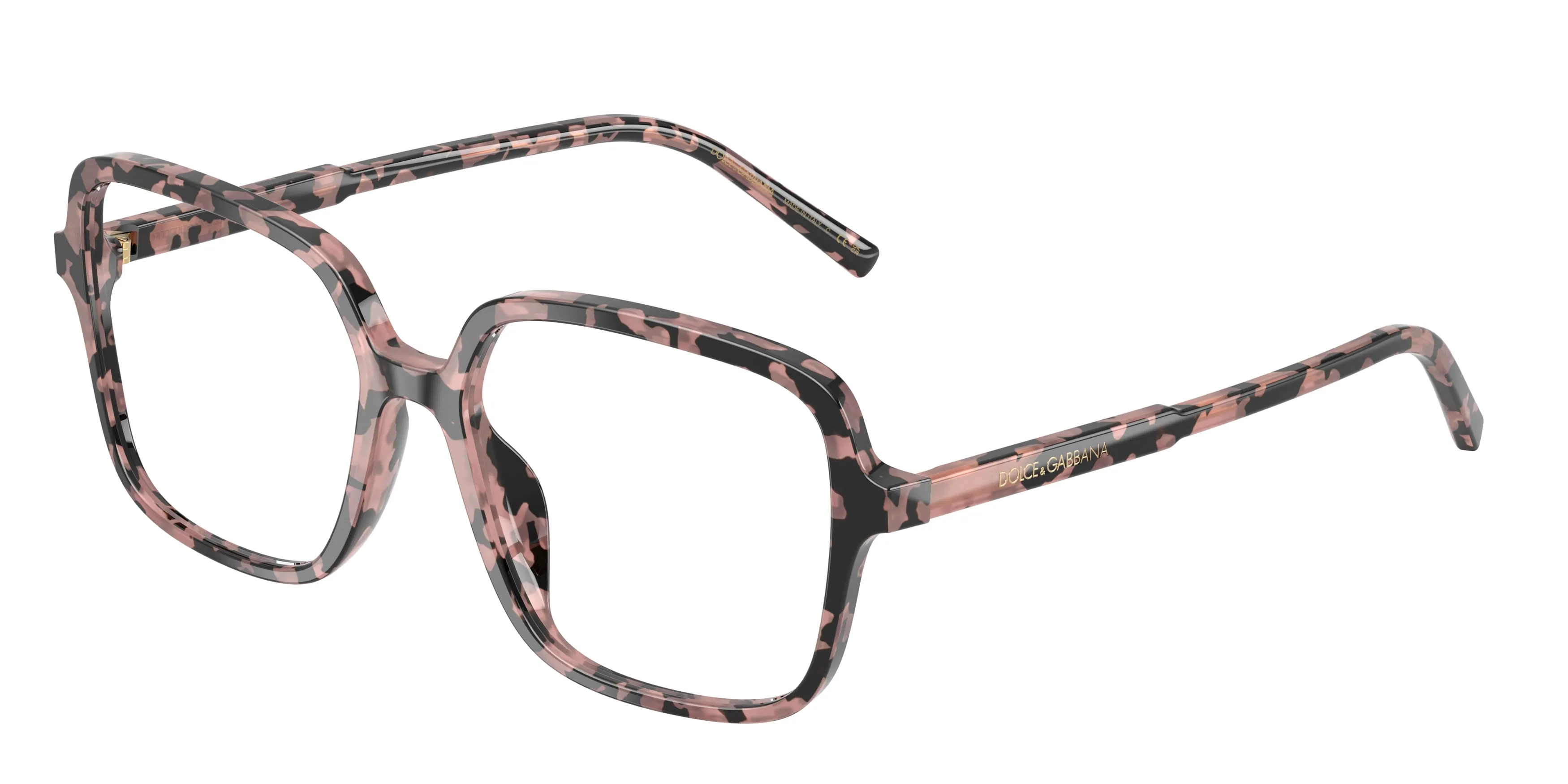 Dolce & Gabbana DG3442 3476 Montature da vista Acetato Tartaruga Trasparente Squadrata Normale - immagine 1