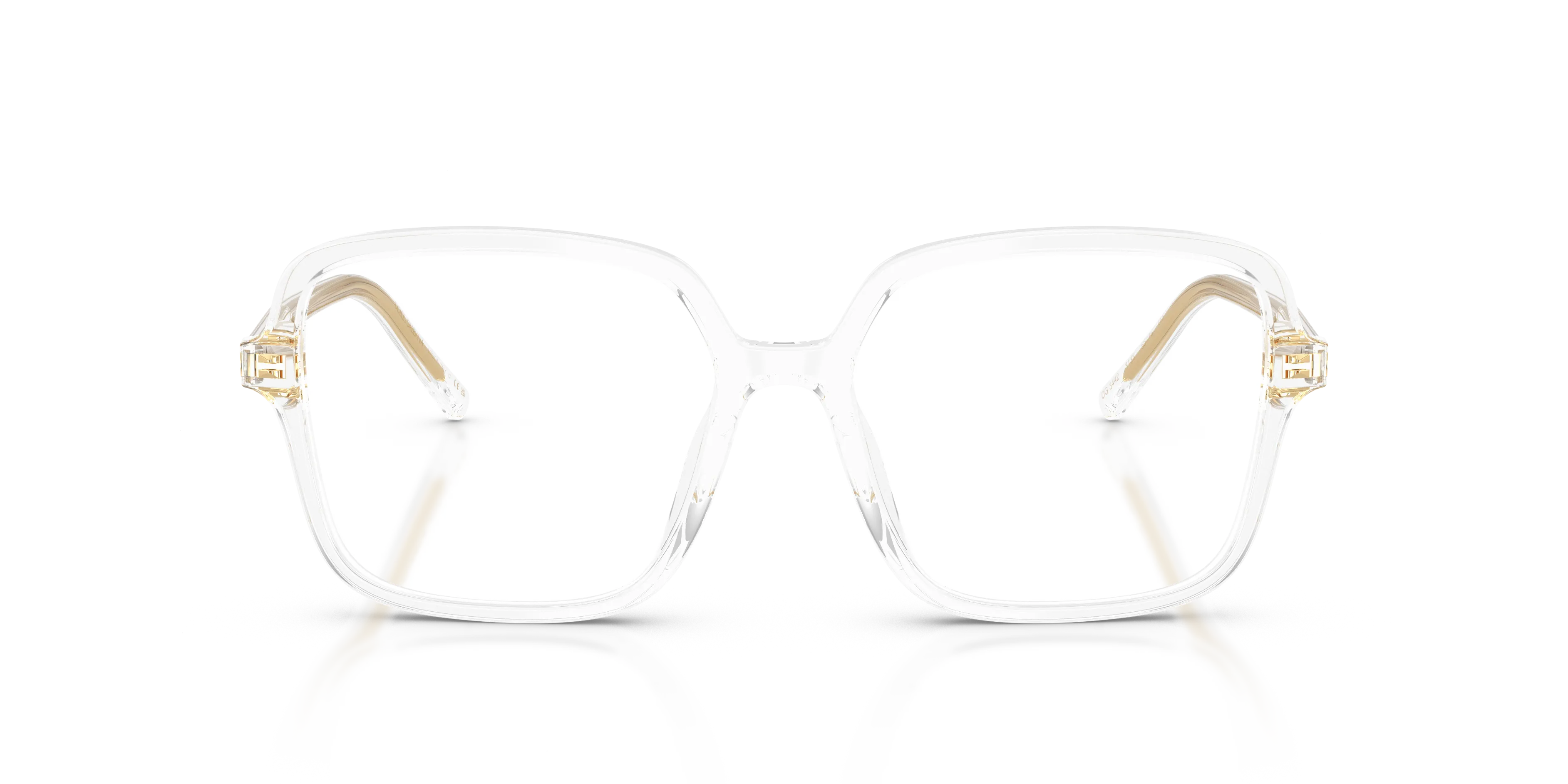 Dolce & Gabbana DG3442 3133 Montature da vista Acetato Trasparente Trasparente Squadrata Normale - immagine 3