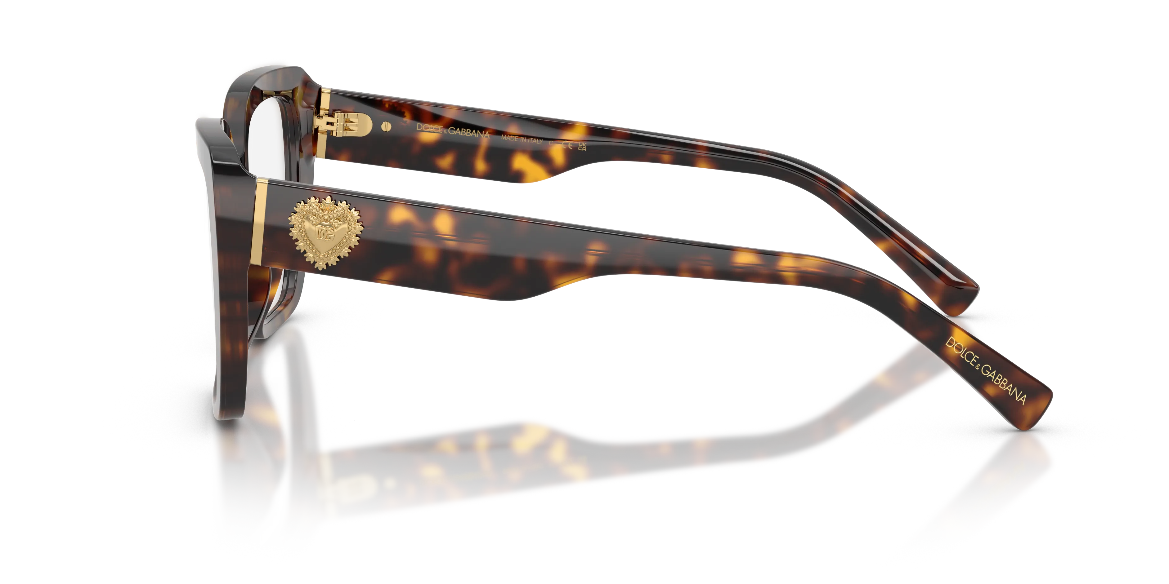 Dolce & Gabbana DG3441 502 Montature da vista Acetato Tartaruga Trasparente Squadrata Normale - immagine 4