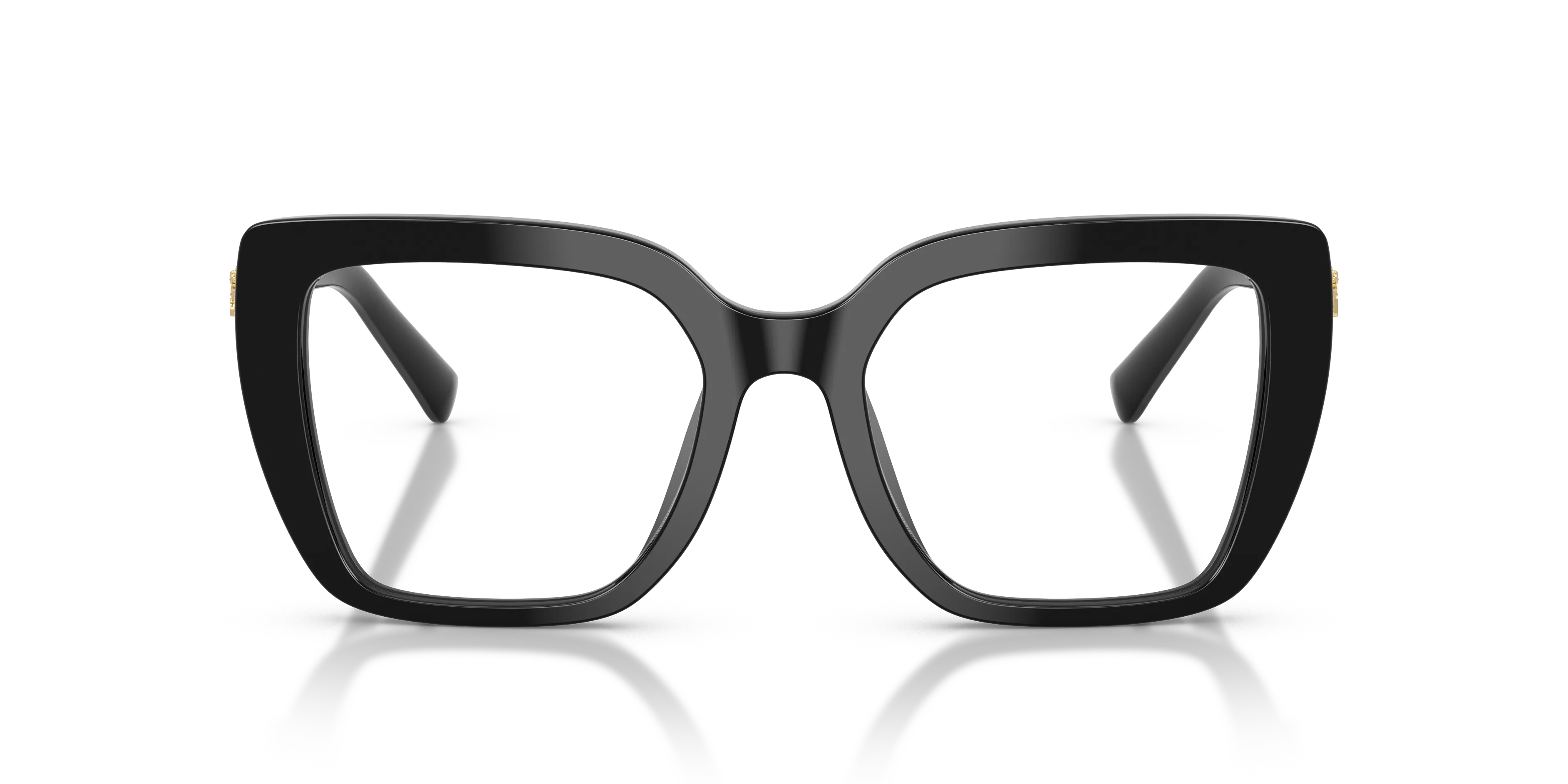 Dolce & Gabbana DG3441 501 Montature da vista Acetato Nero Trasparente Squadrata Normale - immagine 3