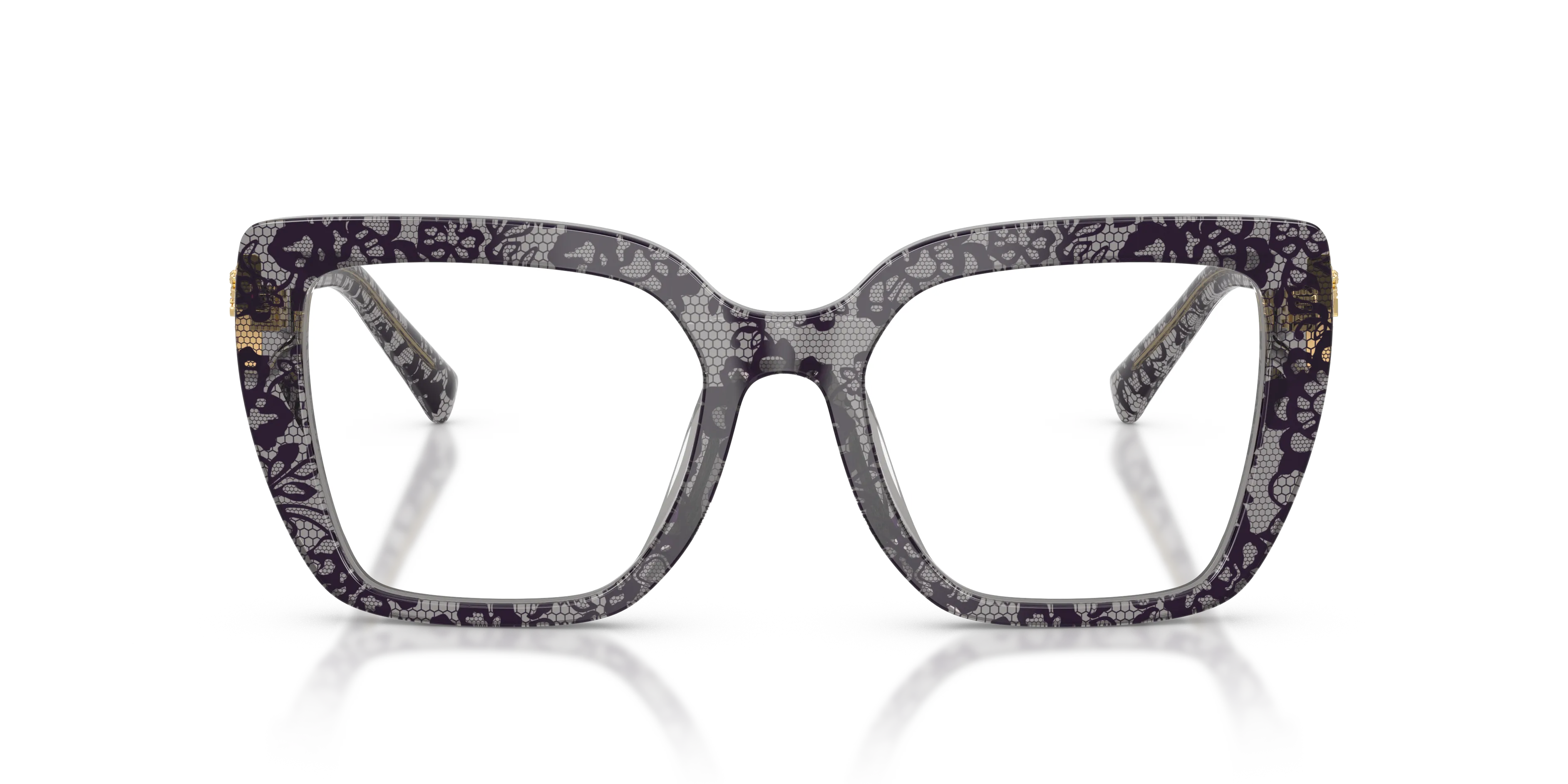 Dolce & Gabbana DG3441 3471 Montature da vista Acetato Grigio Trasparente Squadrata Normale - immagine 3