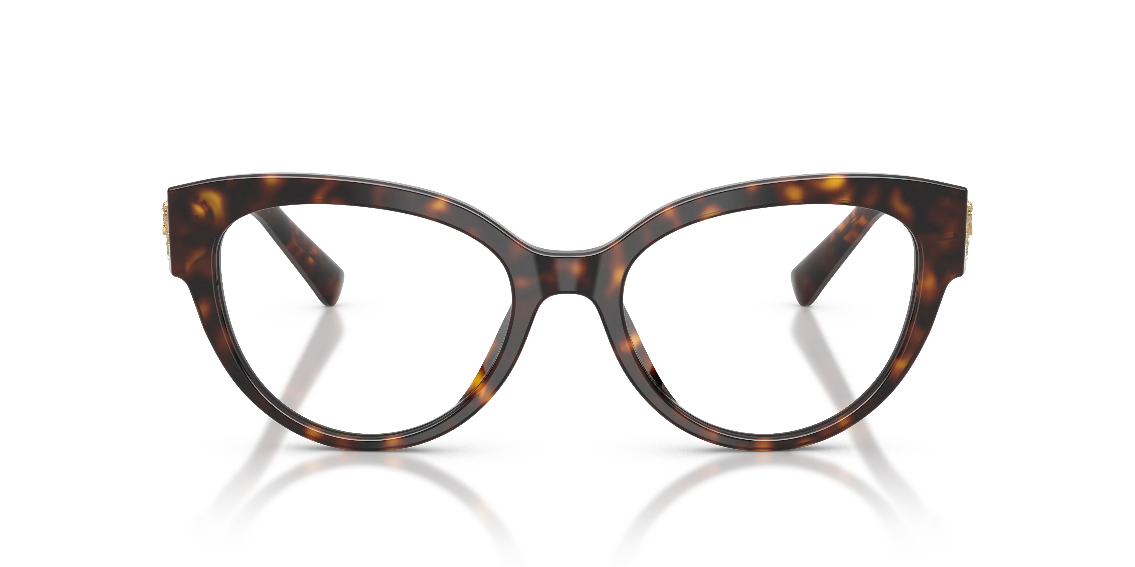 Dolce & Gabbana DG3440 502 Montature da vista Acetato Tartaruga Trasparente Cat Eye Normale - immagine 3