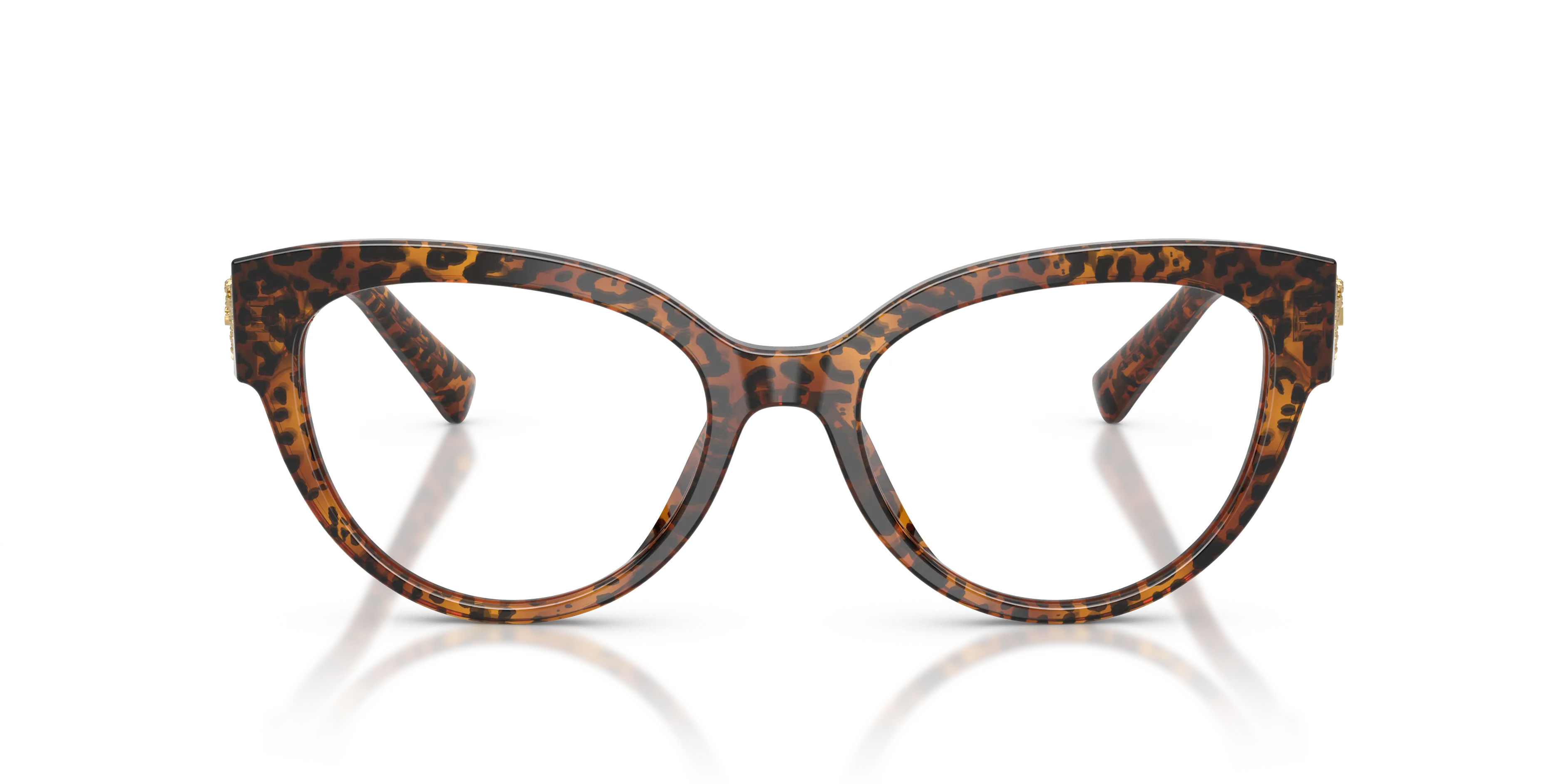 Dolce & Gabbana DG3440 3470 Montature da vista Acetato Marrone Trasparente Cat Eye Normale - immagine 3