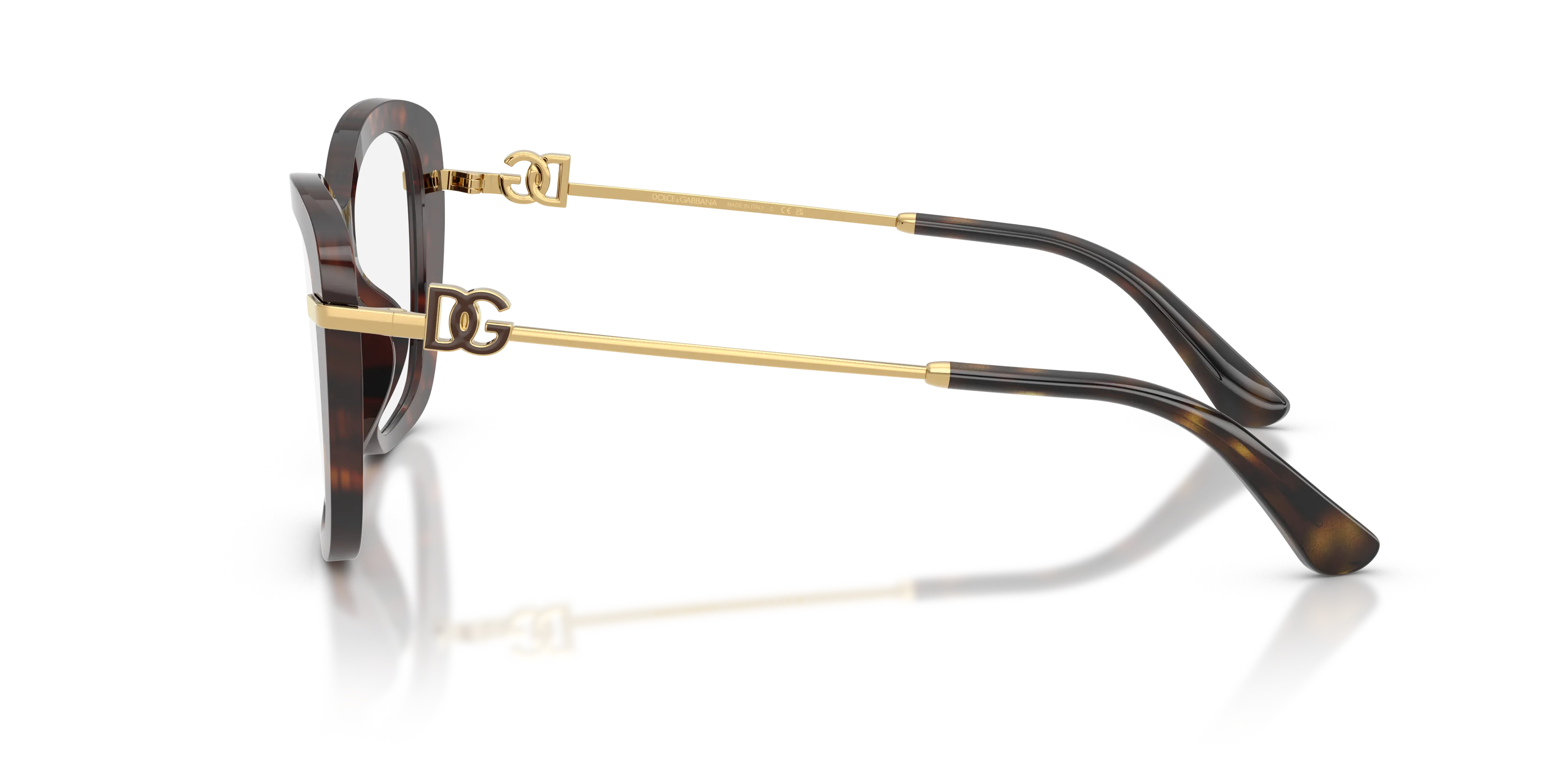 Dolce & Gabbana DG3439 502 Montature da vista Acetato Tartaruga Trasparente Squadrata Normale - immagine 4
