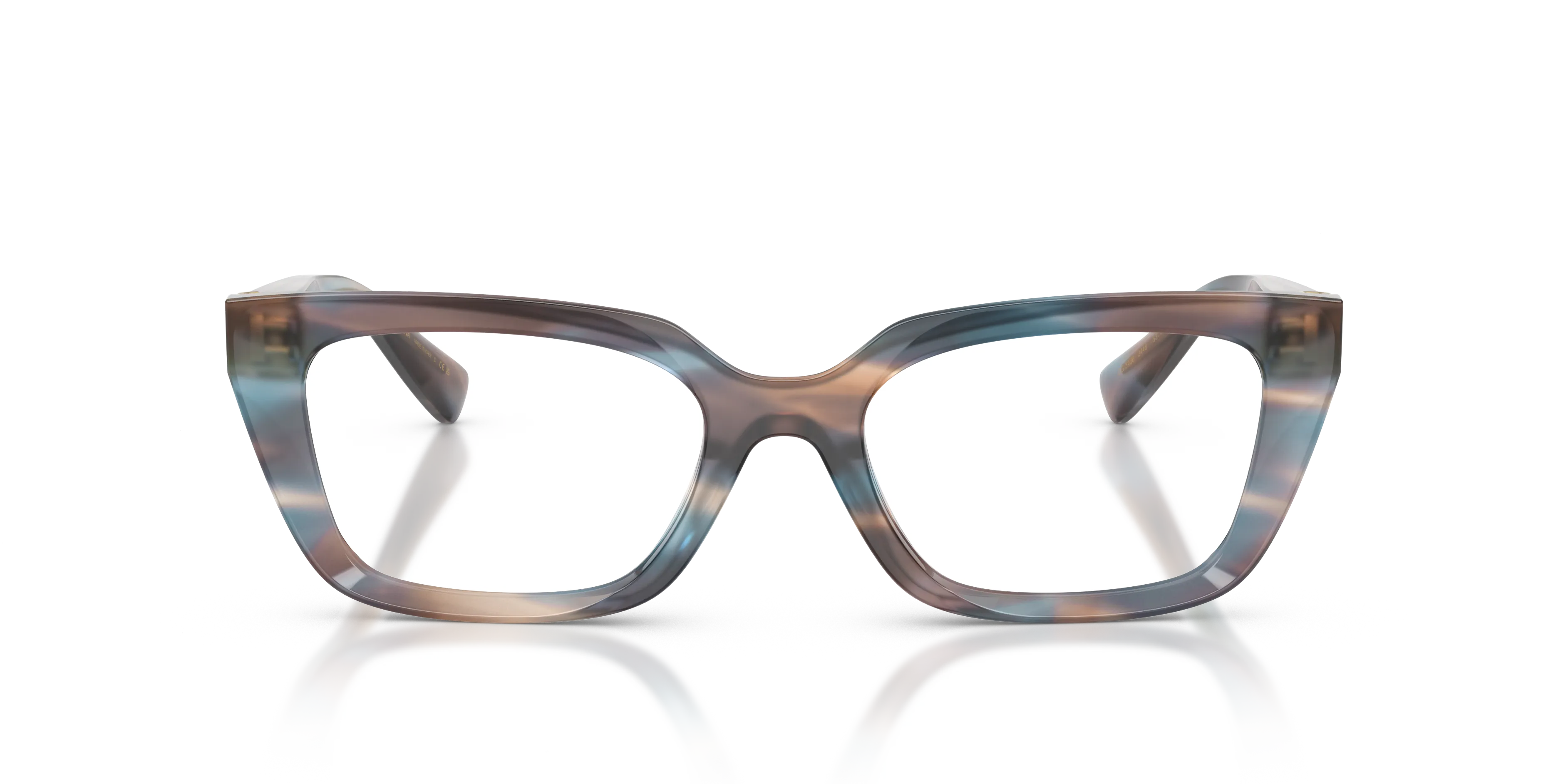 Dolce & Gabbana DG3436 3448 Montature da vista Acetato Blu Trasparente Squadrata Normale - immagine 3