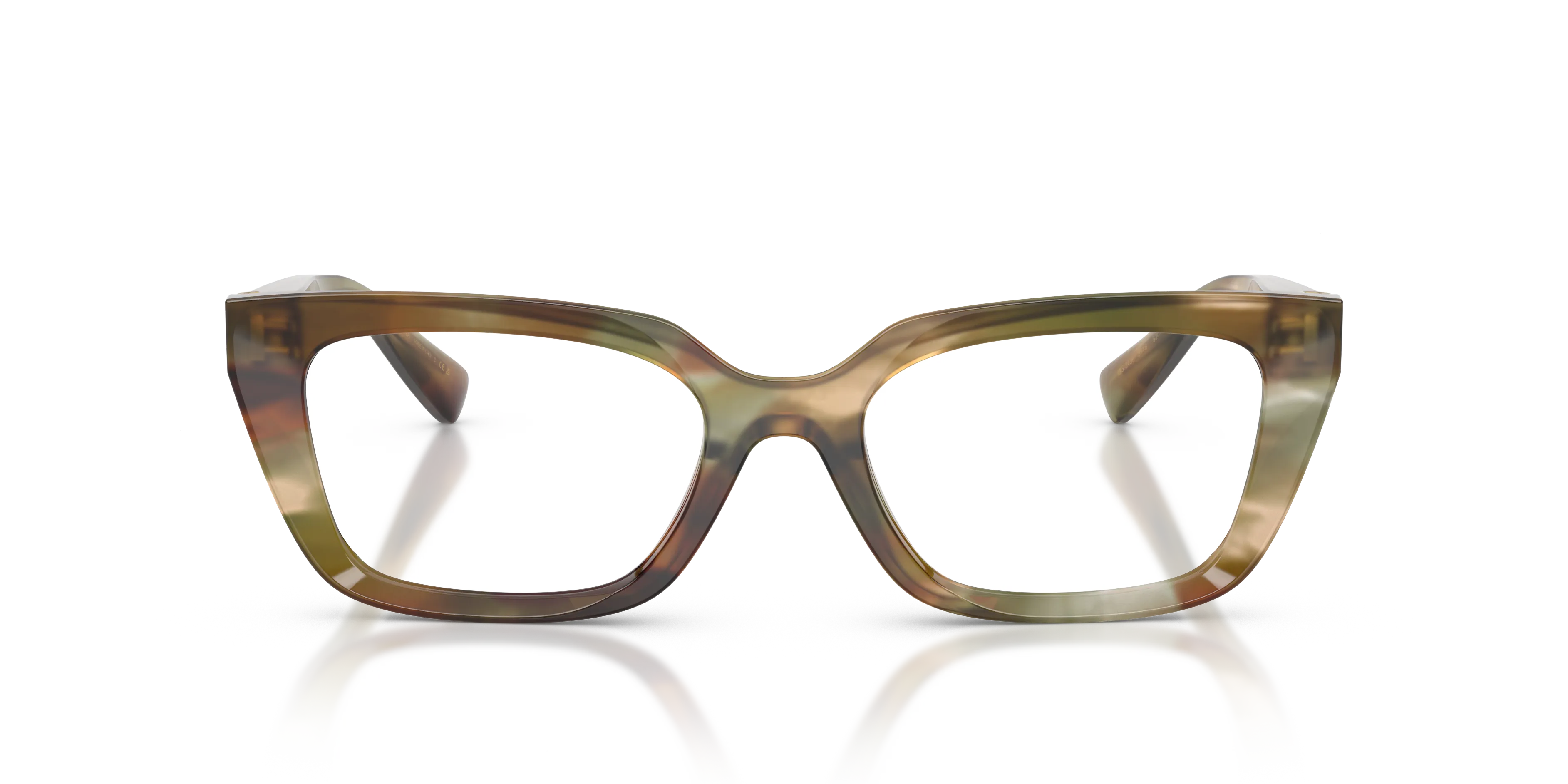 Dolce & Gabbana DG3436 3446 Montature da vista Acetato Marrone Trasparente Squadrata Normale - immagine 3