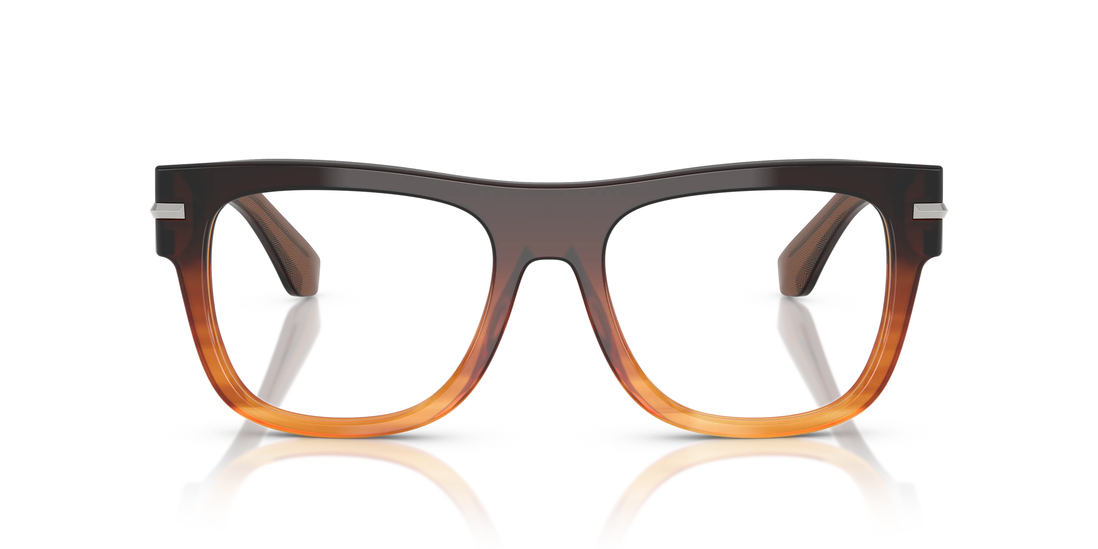 Dolce & Gabbana DG3407 3486 Montature da vista Acetato Marrone Trasparente Squadrata Normale - immagine 3