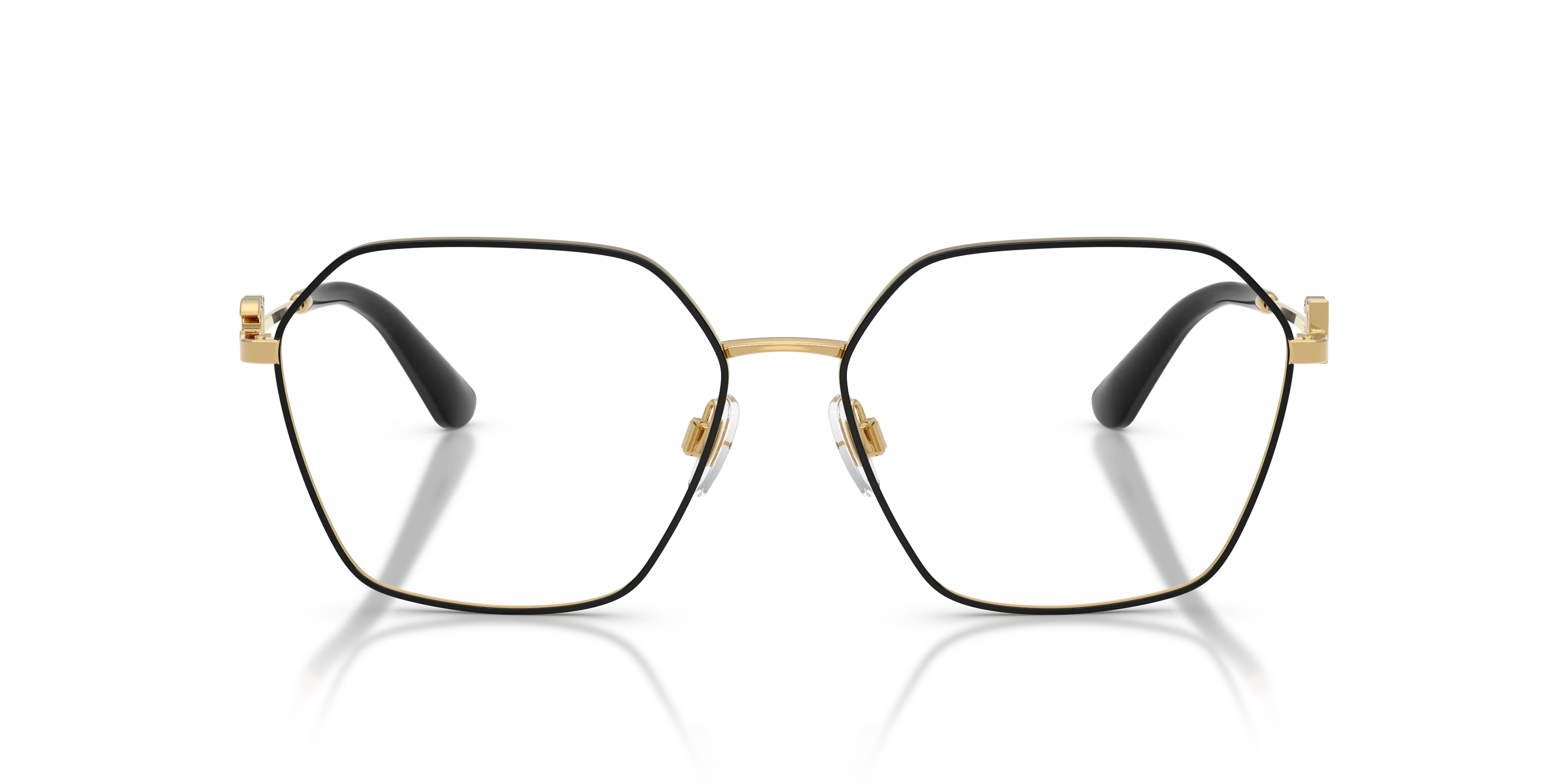 Dolce & Gabbana DG1366 1334 Montature da vista Metallo Nero Trasparente Pantos Normale - immagine 3