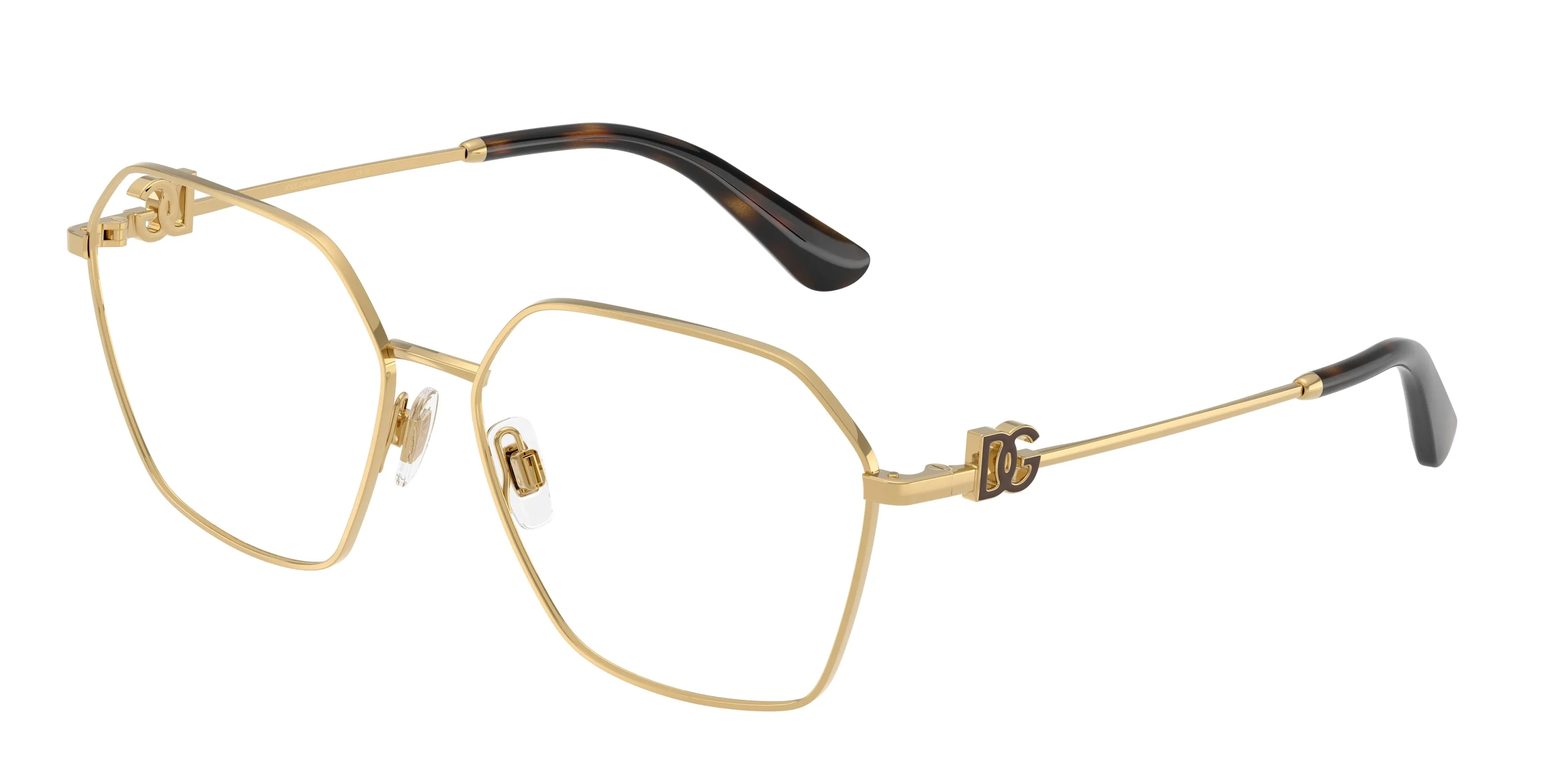 Dolce & Gabbana DG1366 02 Montature da vista Metallo Oro Trasparente Pantos Normale - immagine 1