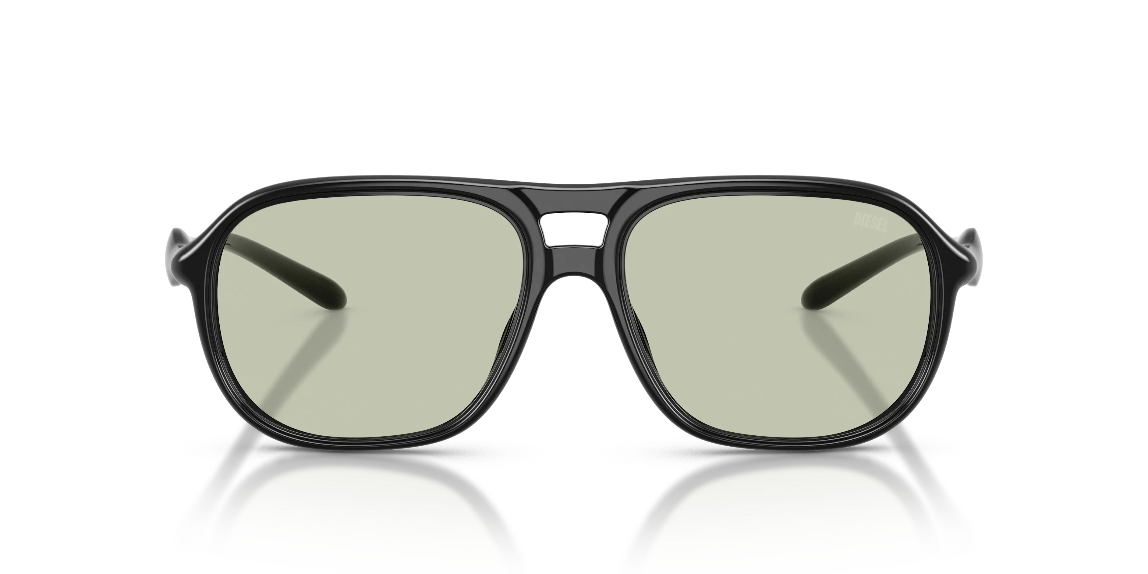DIESEL DL6008U 2063 Montature da vista Iniettato Nero Verde Rotonda Normale - immagine 3