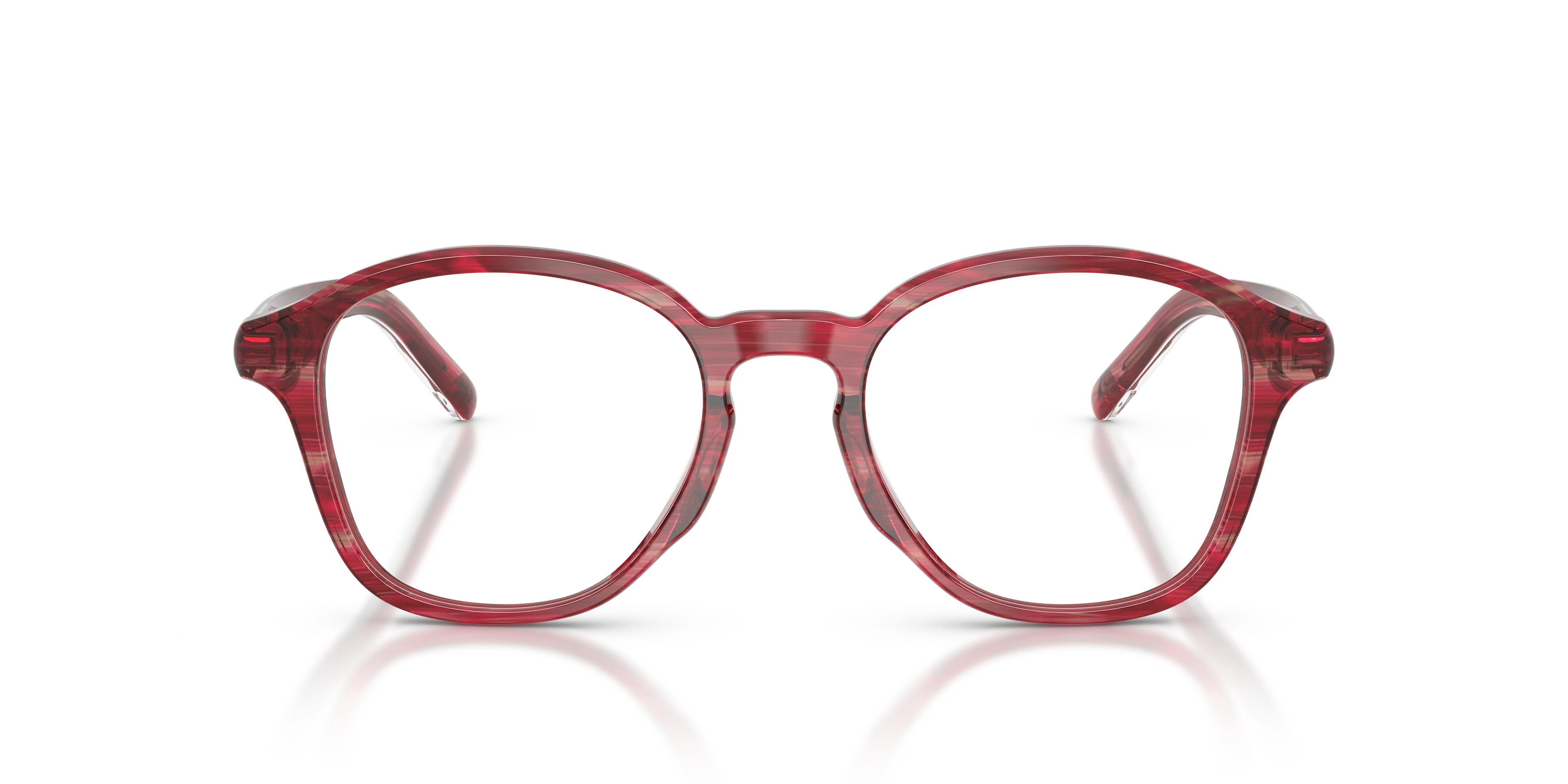 DIESEL DL4025U 2038 Montature da vista Acetato Rosso Trasparente Pantos Normale - immagine 3