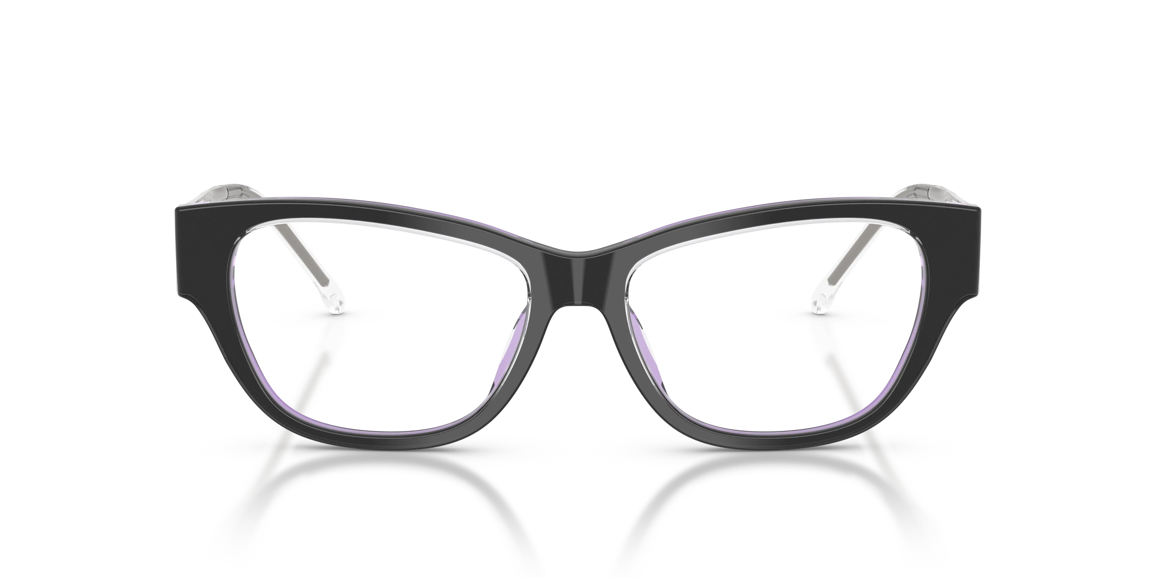 DIESEL DL4024U 2045 Montature da vista Acetato Viola Trasparente Cat Eye Normale - immagine 3