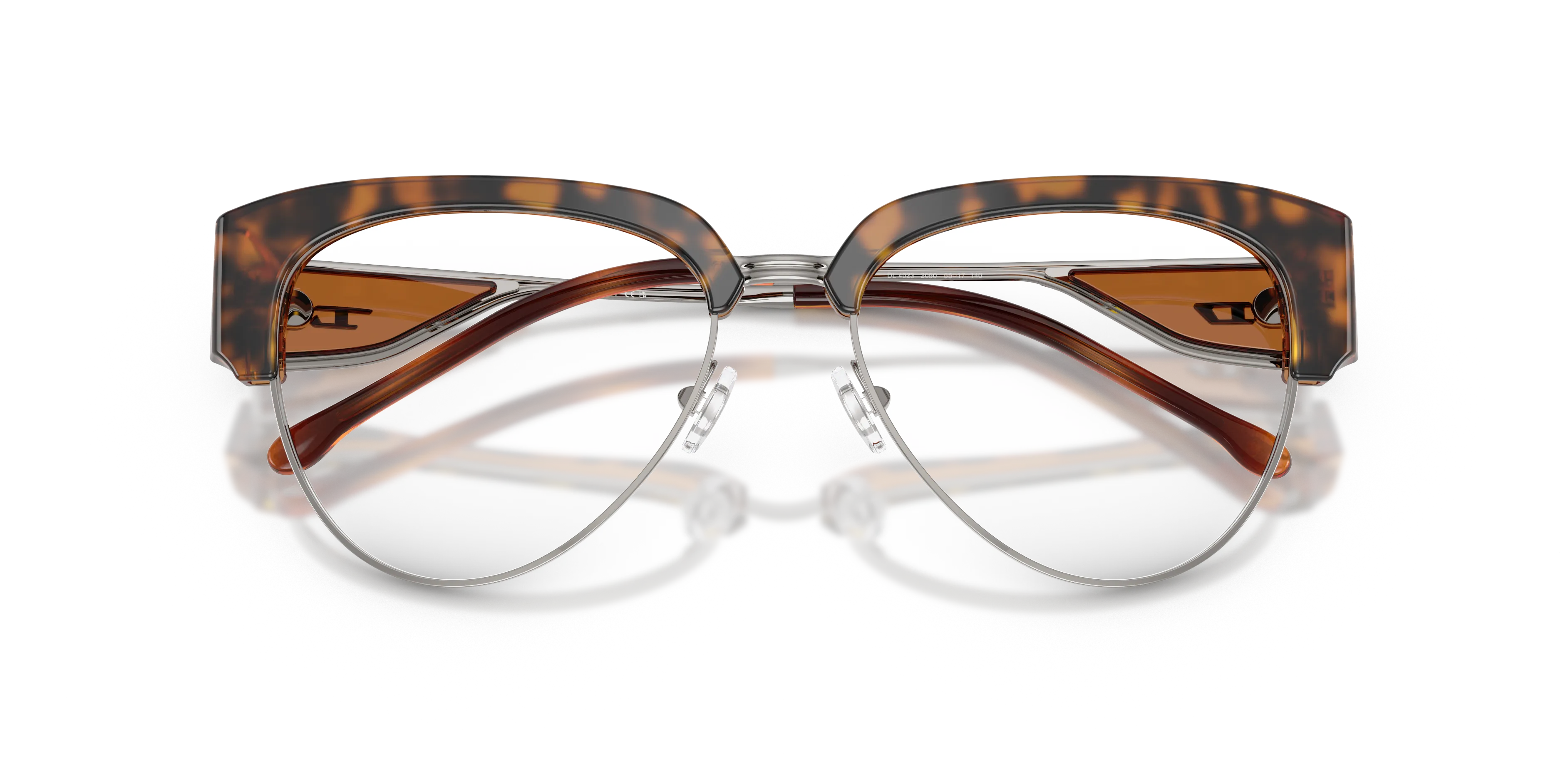 DIESEL DL4023 2050 Montature da vista Acetato Marrone Trasparente Rotonda Normale - immagine 2