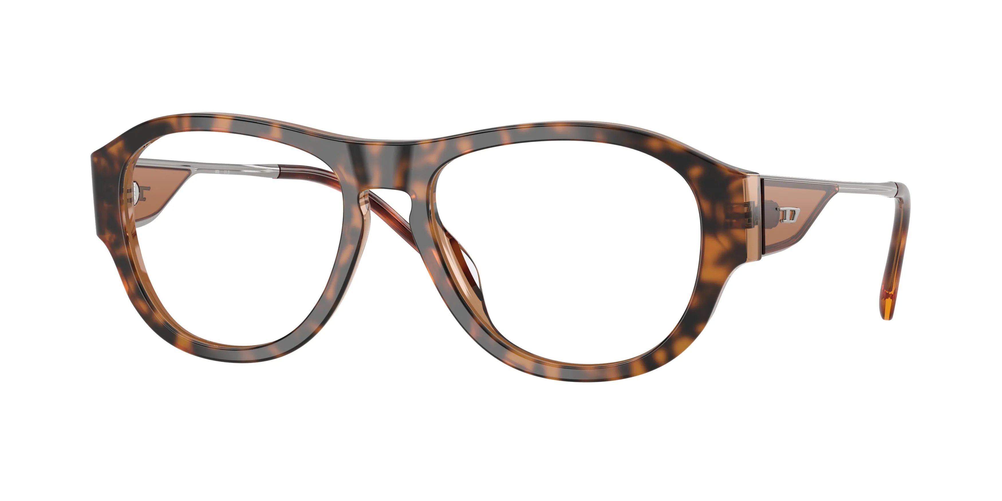 DIESEL DL4022U 2050 Montature da vista Acetato Marrone Trasparente Squadrata Normale - immagine 1