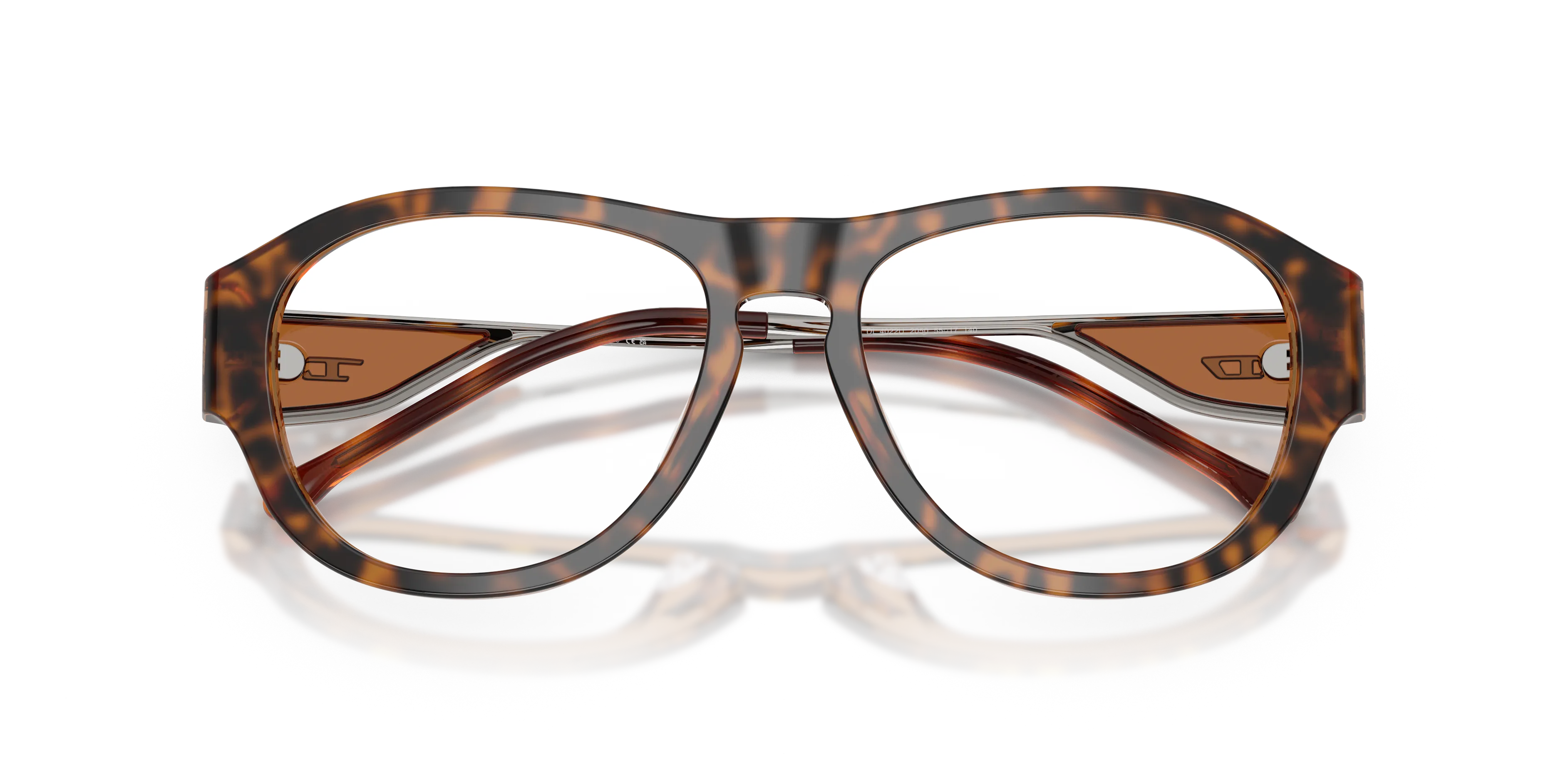 DIESEL DL4022U 2050 Montature da vista Acetato Marrone Trasparente Squadrata Normale - immagine 2