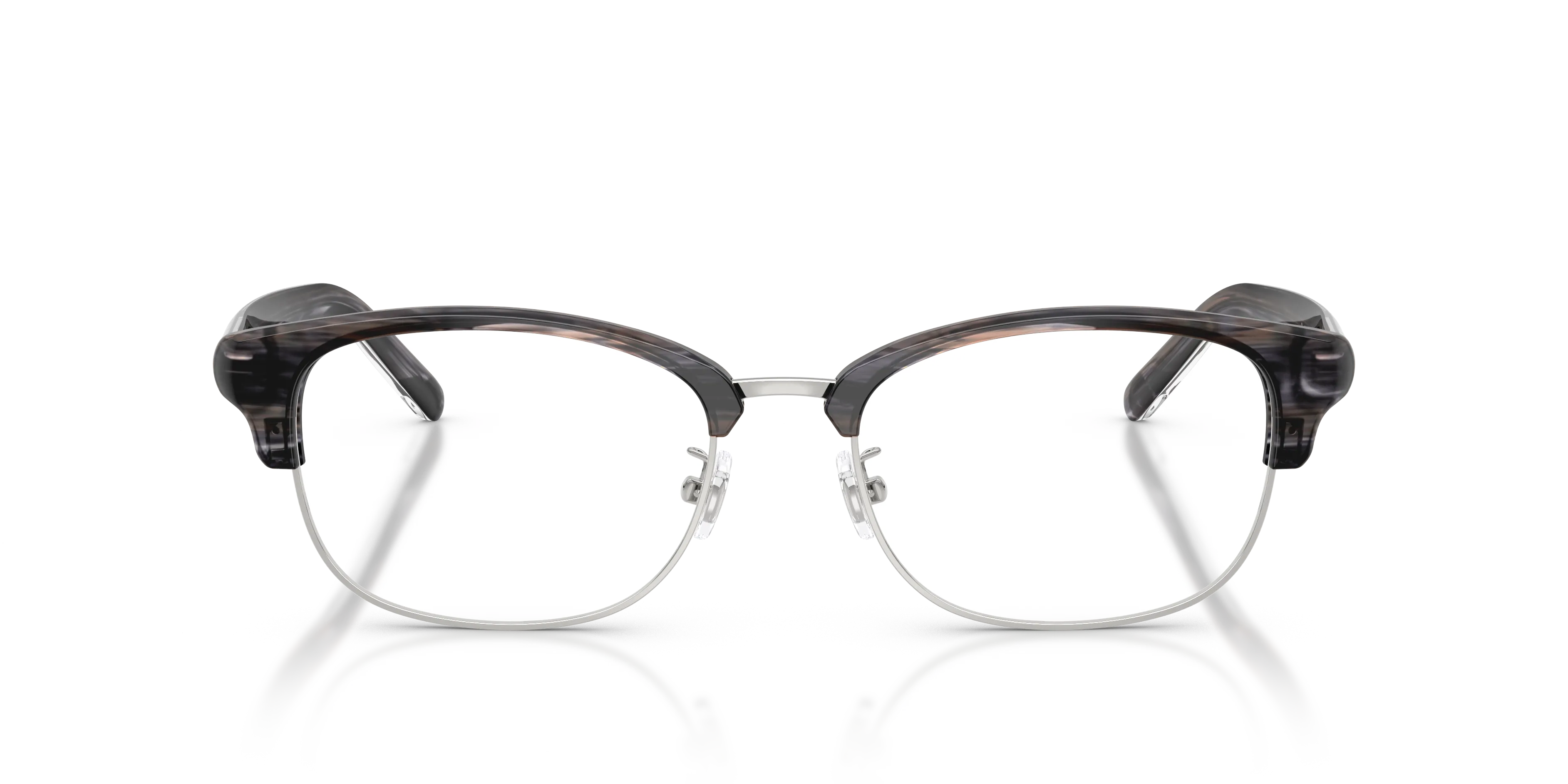 DIESEL DL4021D 2039 Montature da vista Acetato Grigio Trasparente Rotonda Normale - immagine 3
