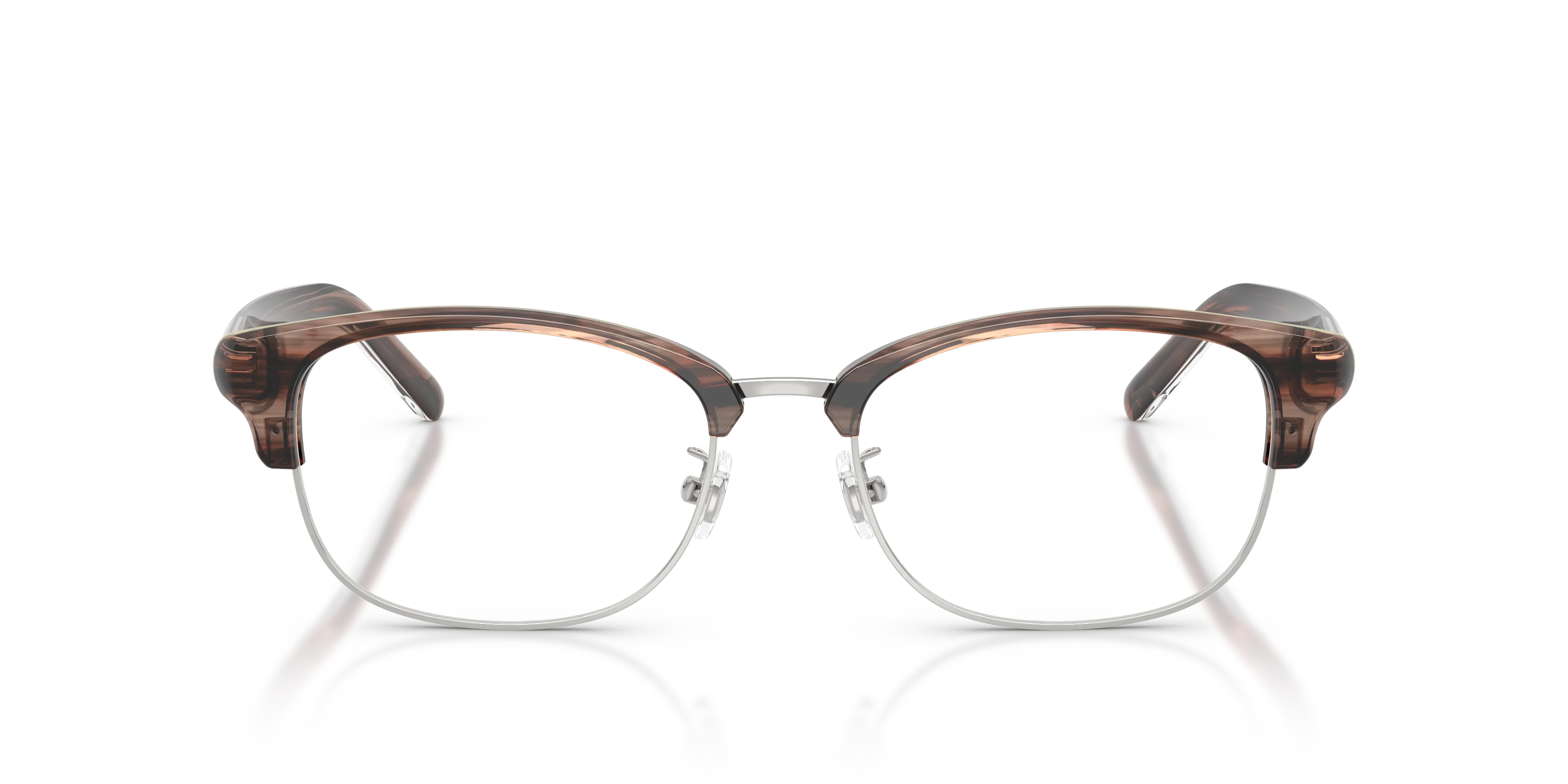 DIESEL DL4021D 2036 Montature da vista Acetato Marrone Trasparente Rotonda Normale - immagine 3