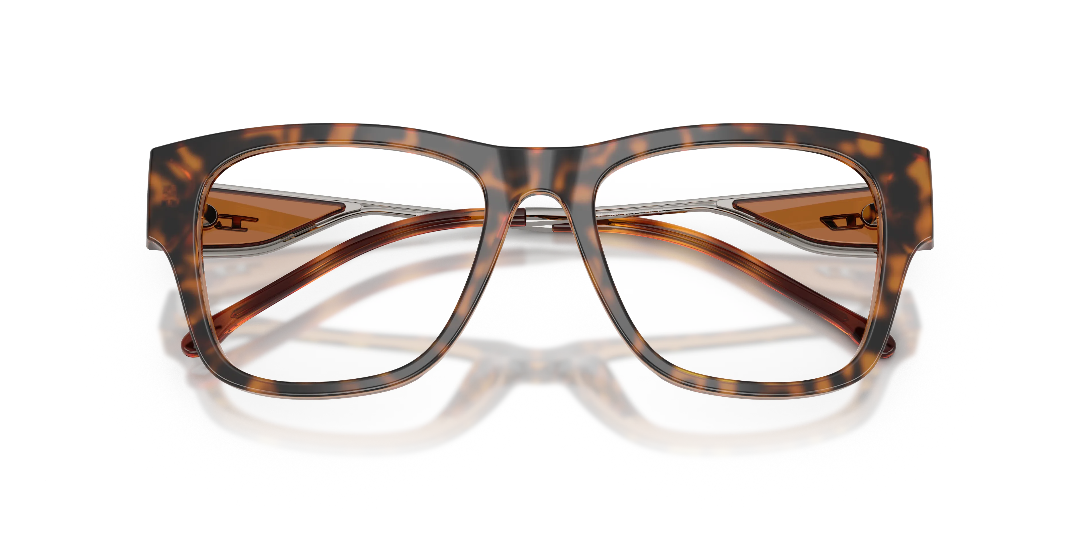 DIESEL DL4019U 2050 Montature da vista Acetato Marrone Trasparente Squadrata Normale - immagine 2