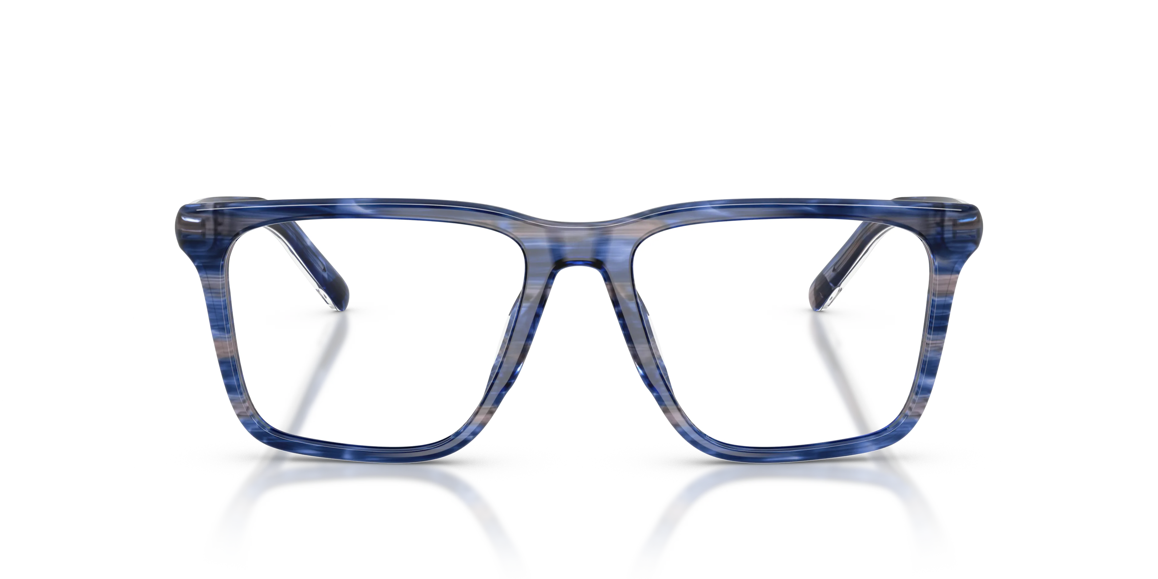 DIESEL DL4018U 2037 Montature da vista Acetato Blu Trasparente Squadrata Normale - immagine 3
