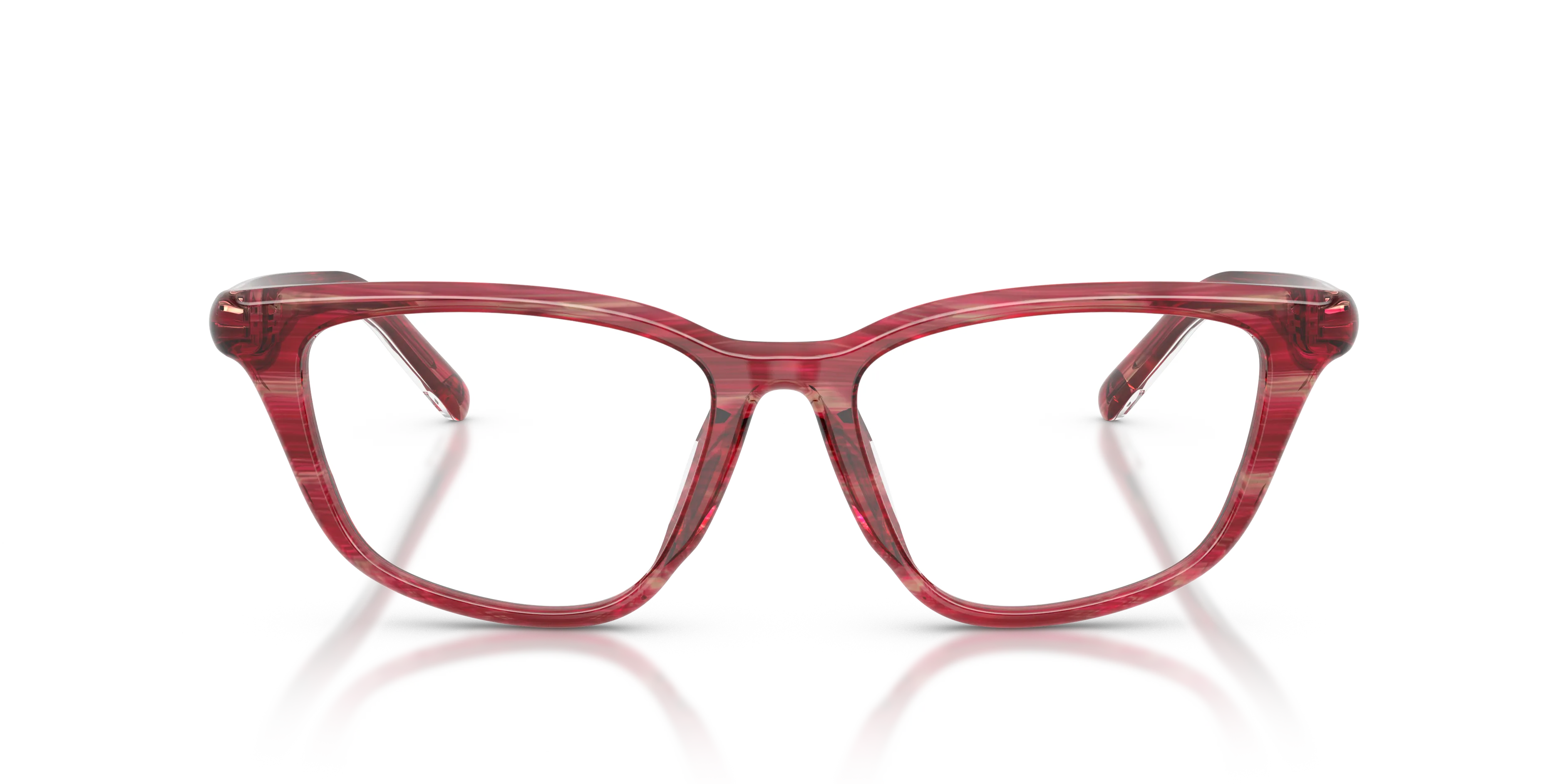 DIESEL DL4016U 2038 Montature da vista Acetato Rosso Trasparente Cat Eye Normale - immagine 3