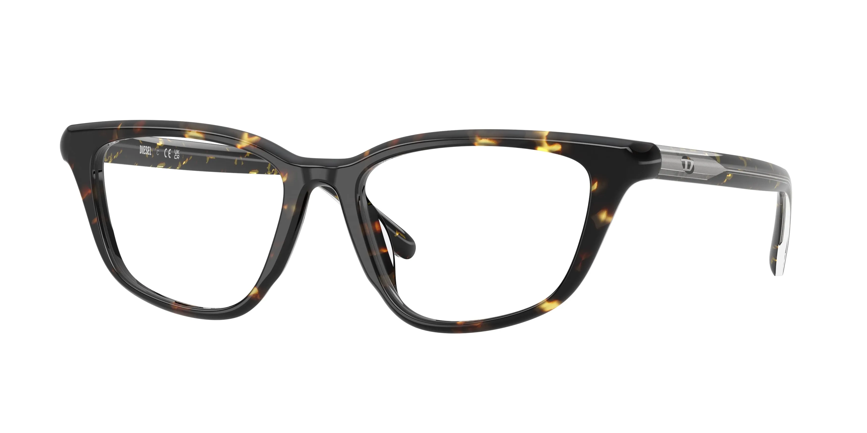 DIESEL DL4016U 2017 Montature da vista Acetato Tartaruga Trasparente Cat Eye Normale - immagine 1