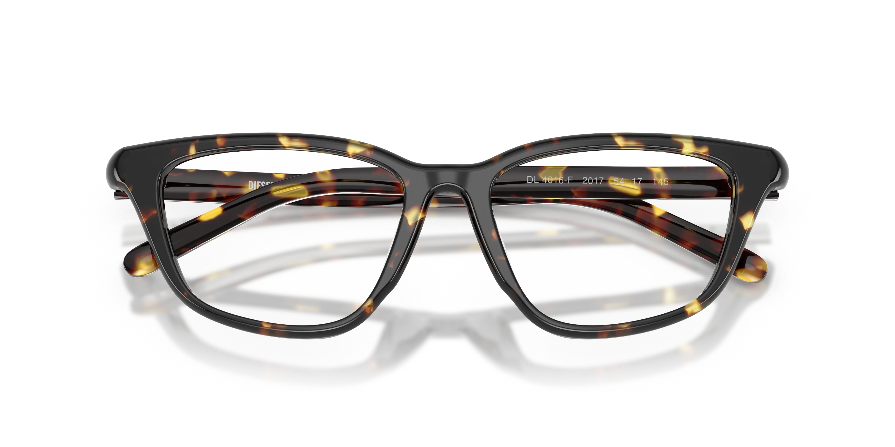 DIESEL DL4016F 2017 Montature da vista Acetato Tartaruga Trasparente Cat Eye Normale - immagine 2