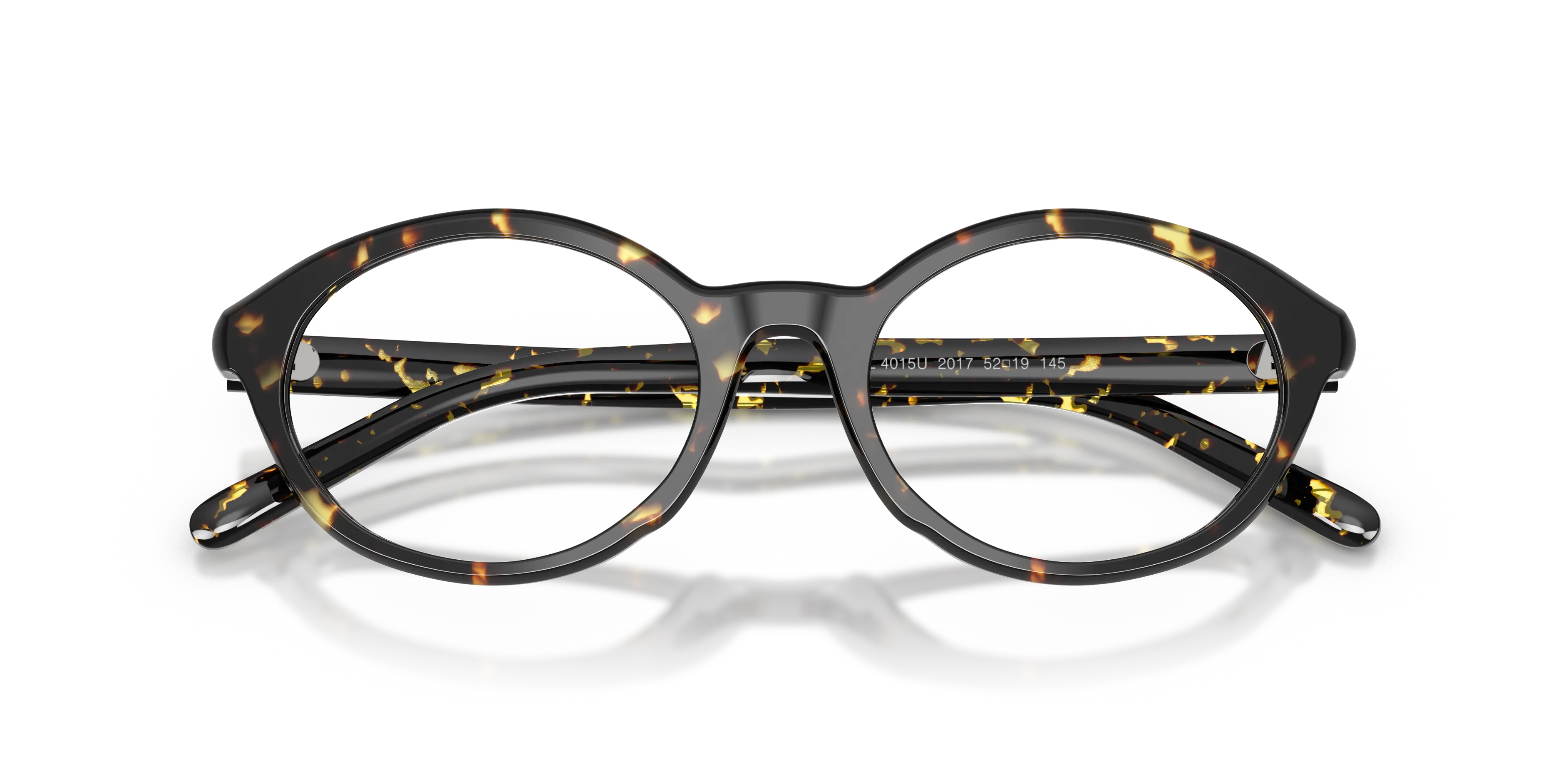 DIESEL DL4015U 2017 Montature da vista Acetato Tartaruga Trasparente Rotonda Normale - immagine 2