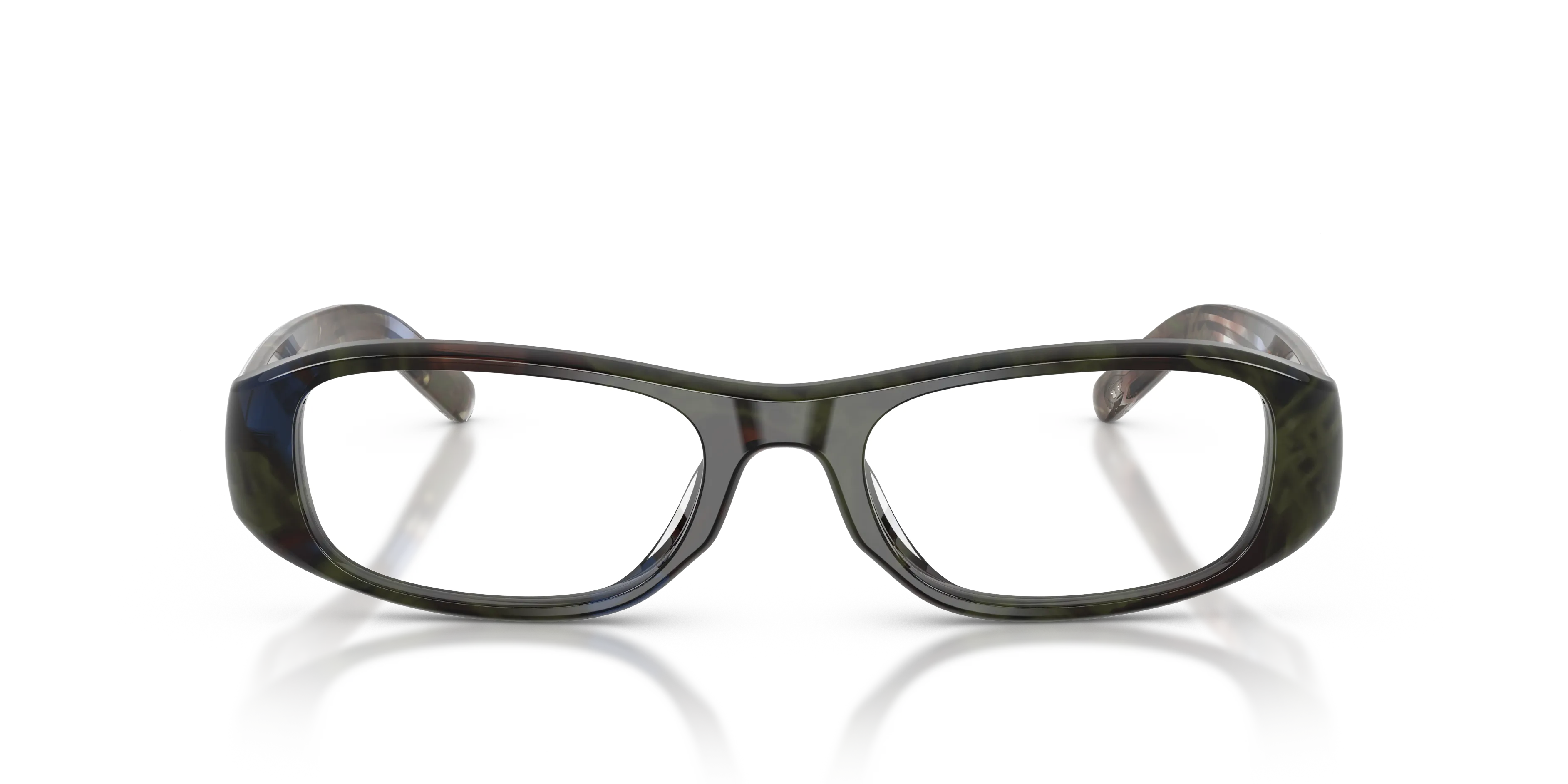 DIESEL DL4014U 2042 Montature da vista Acetato Verde Trasparente Pillow Normale - immagine 3