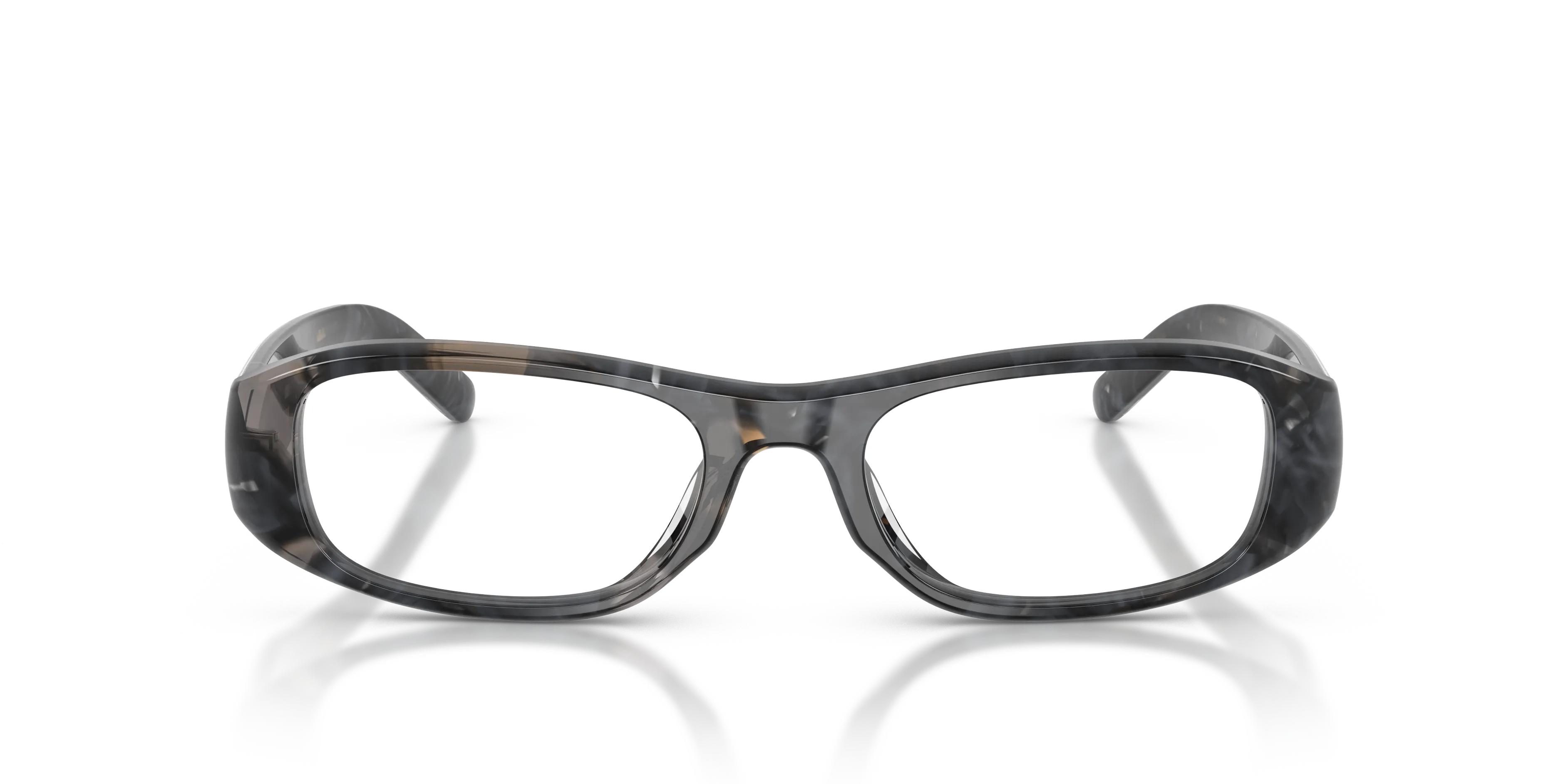 DIESEL DL4014U 2041 Montature da vista Acetato Grigio Trasparente Pillow Normale - immagine 3