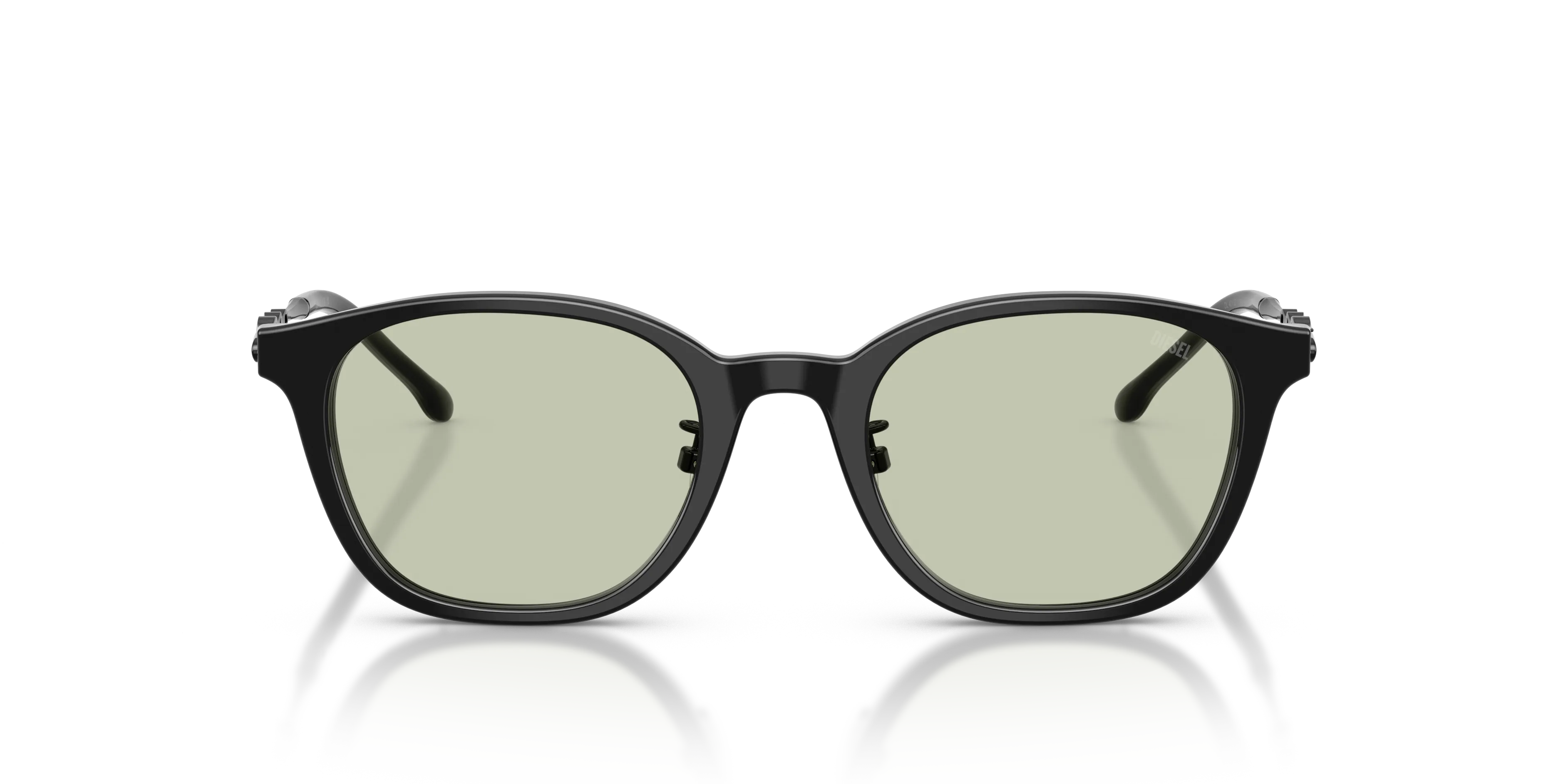 DIESEL DL4013D 2063 Montature da vista Acetato Nero Verde Pantos Normale - immagine 3