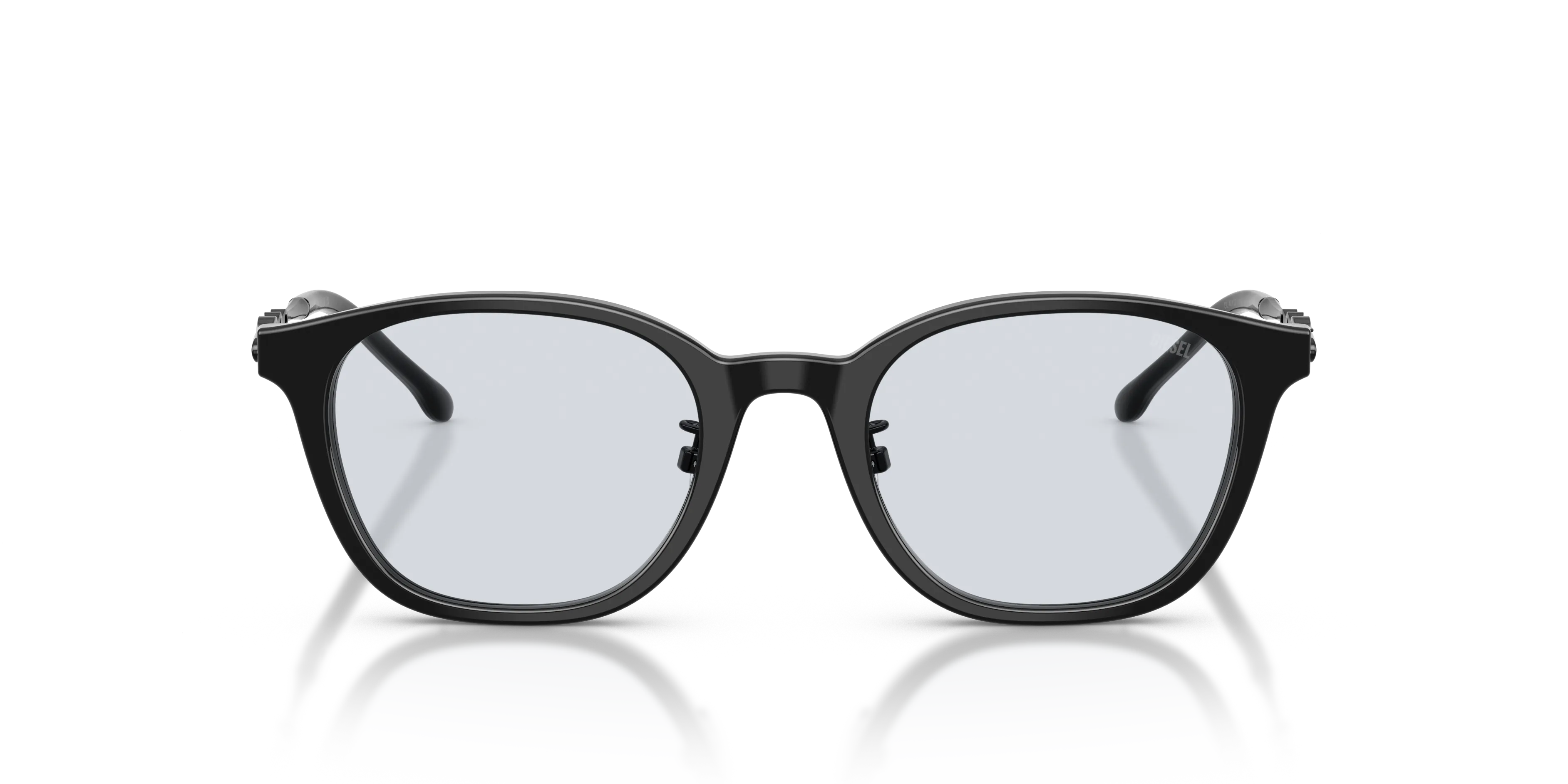 DIESEL DL4013D 2062 Montature da vista Acetato Nero Trasparente Pantos Normale - immagine 3
