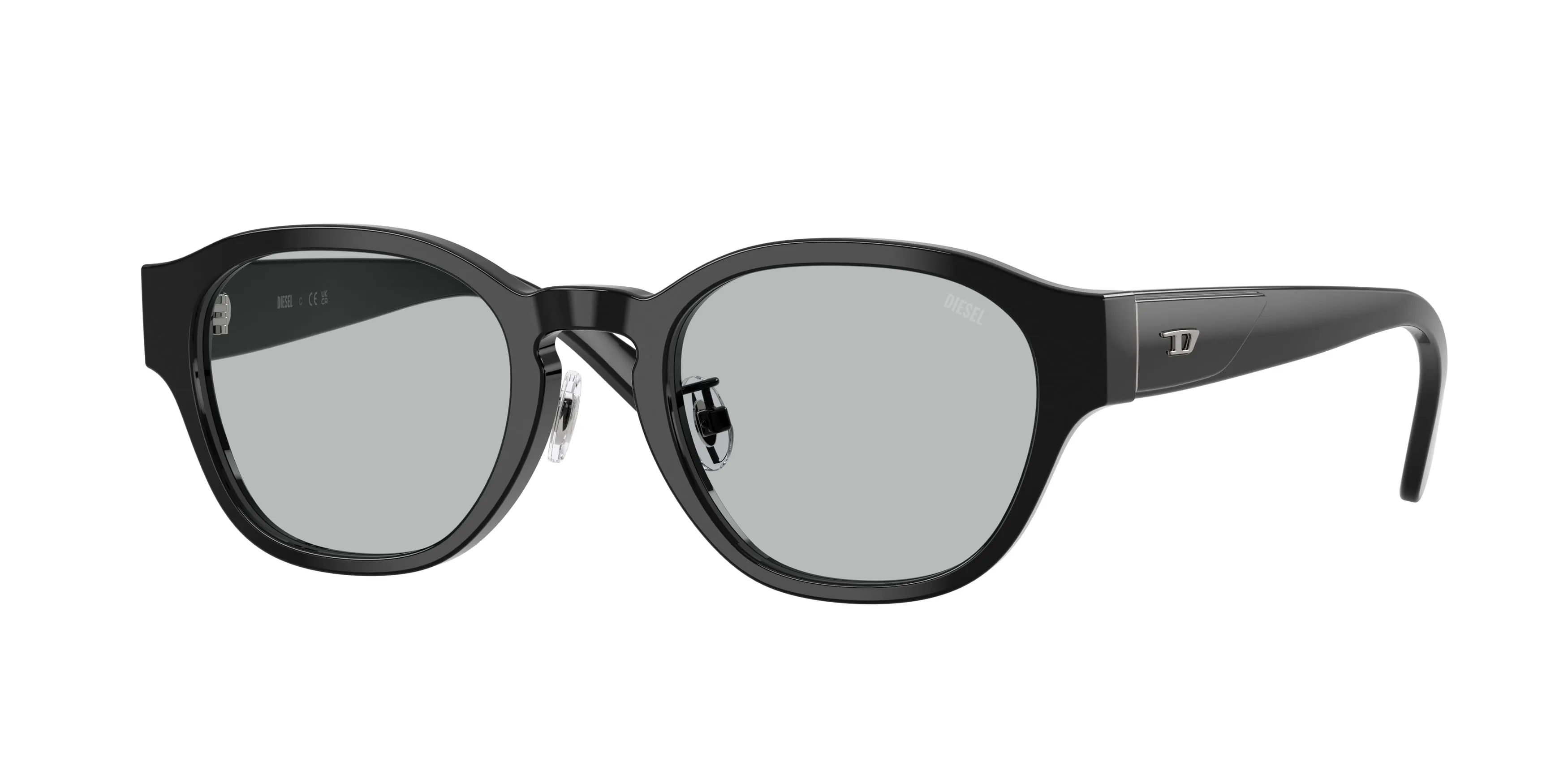 DIESEL DL4011D 2064 Montature da vista Acetato Nero Grigio Squadrata Normale - immagine 1