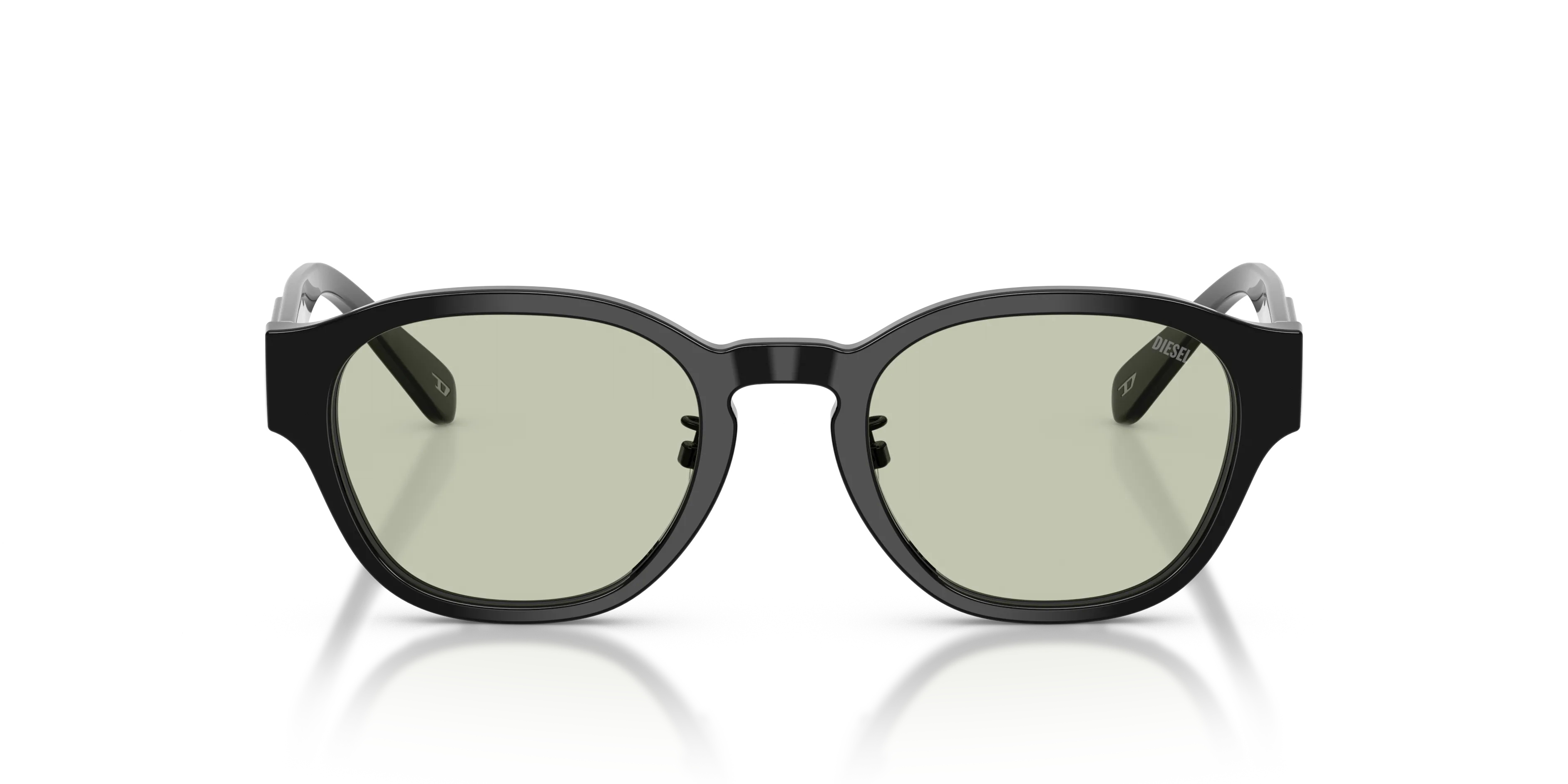 DIESEL DL4011D 2063 Montature da vista Acetato Nero Verde Squadrata Normale - immagine 3