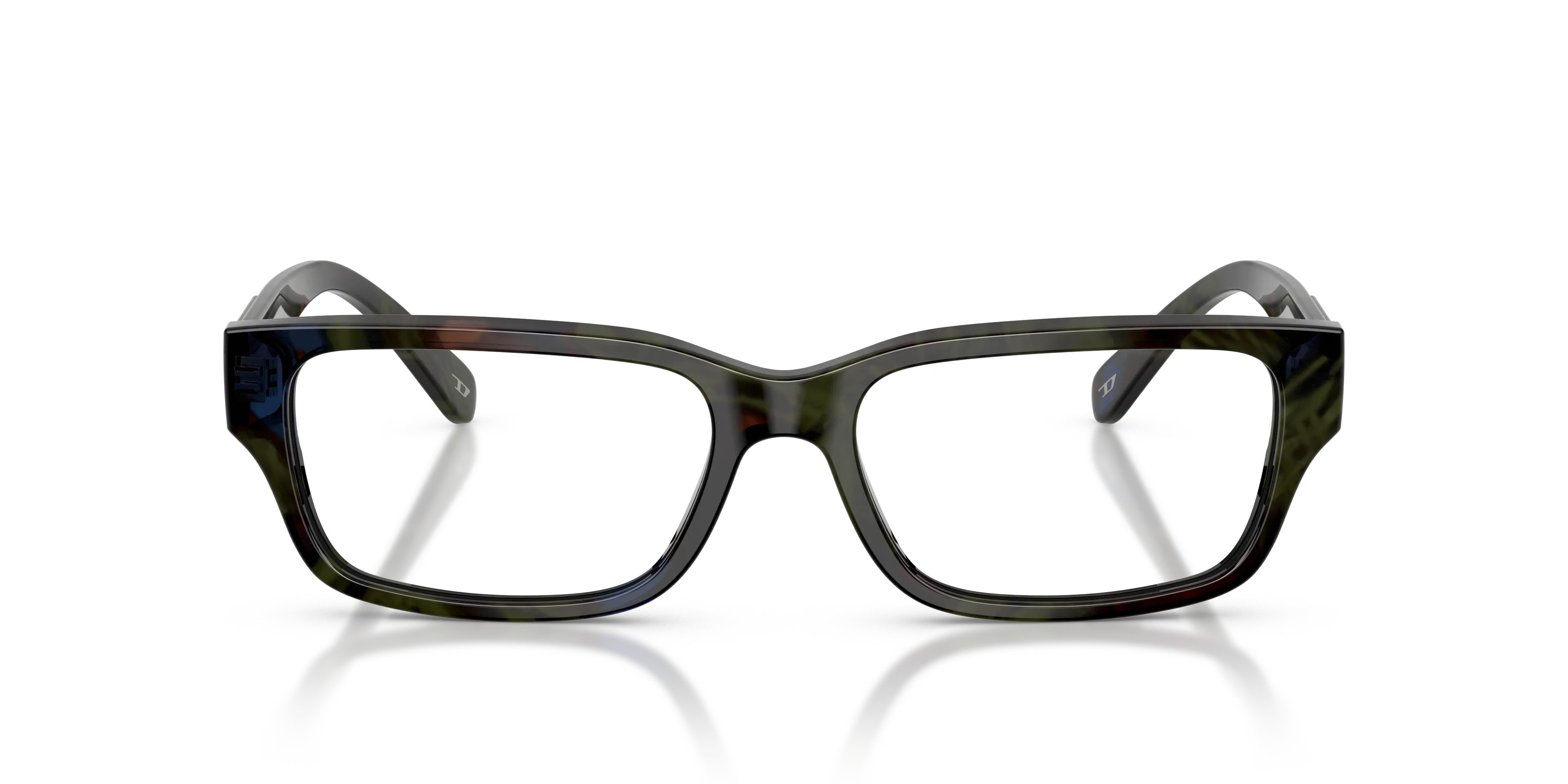 DIESEL DL4002 2042 Montature da vista Acetato Verde Trasparente Squadrata Normale - immagine 3