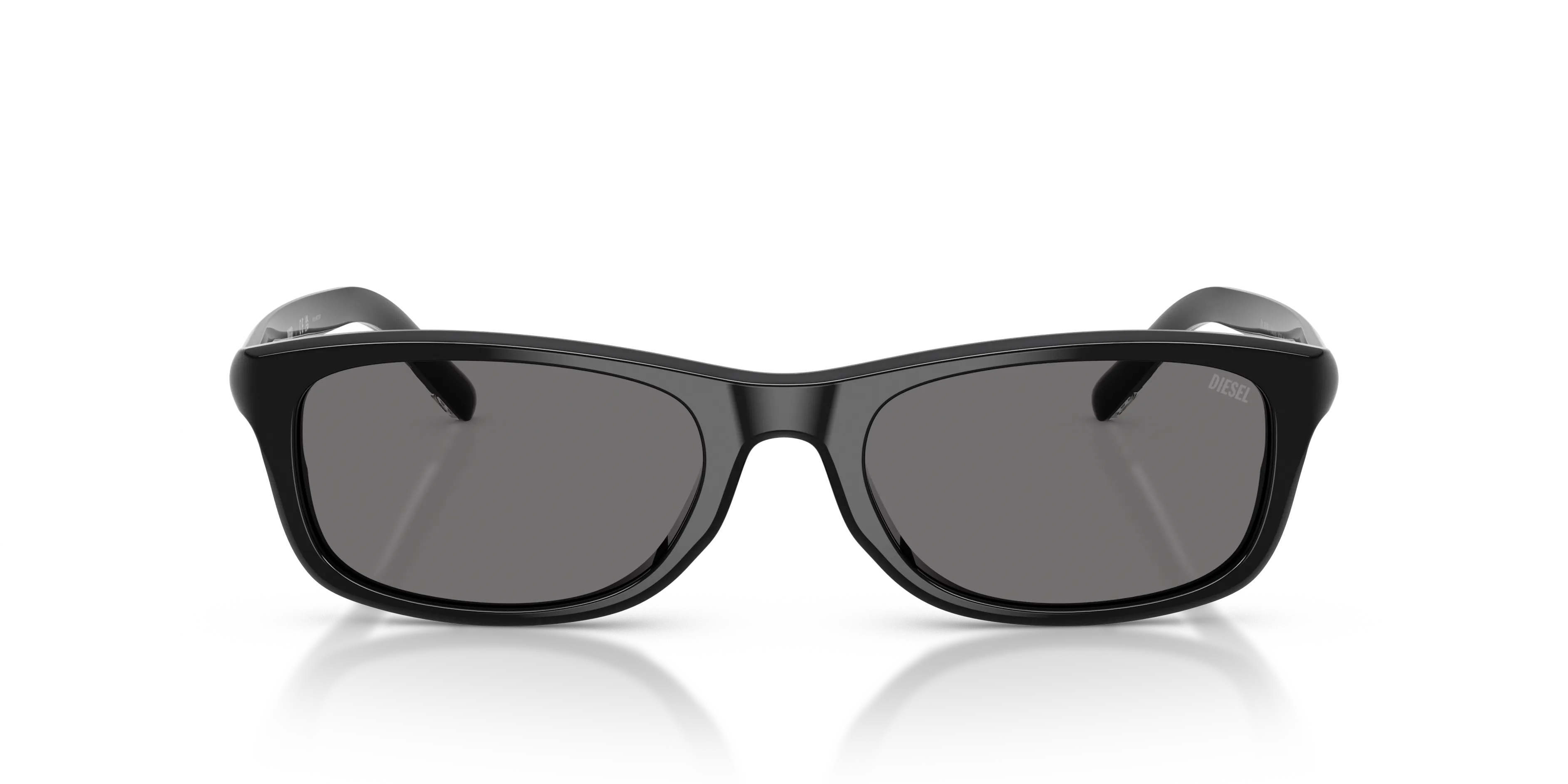 DIESEL DL2018U 206581 Occhiali da sole Acetato Nero Grigio Squadrata Polarizzata - immagine 3