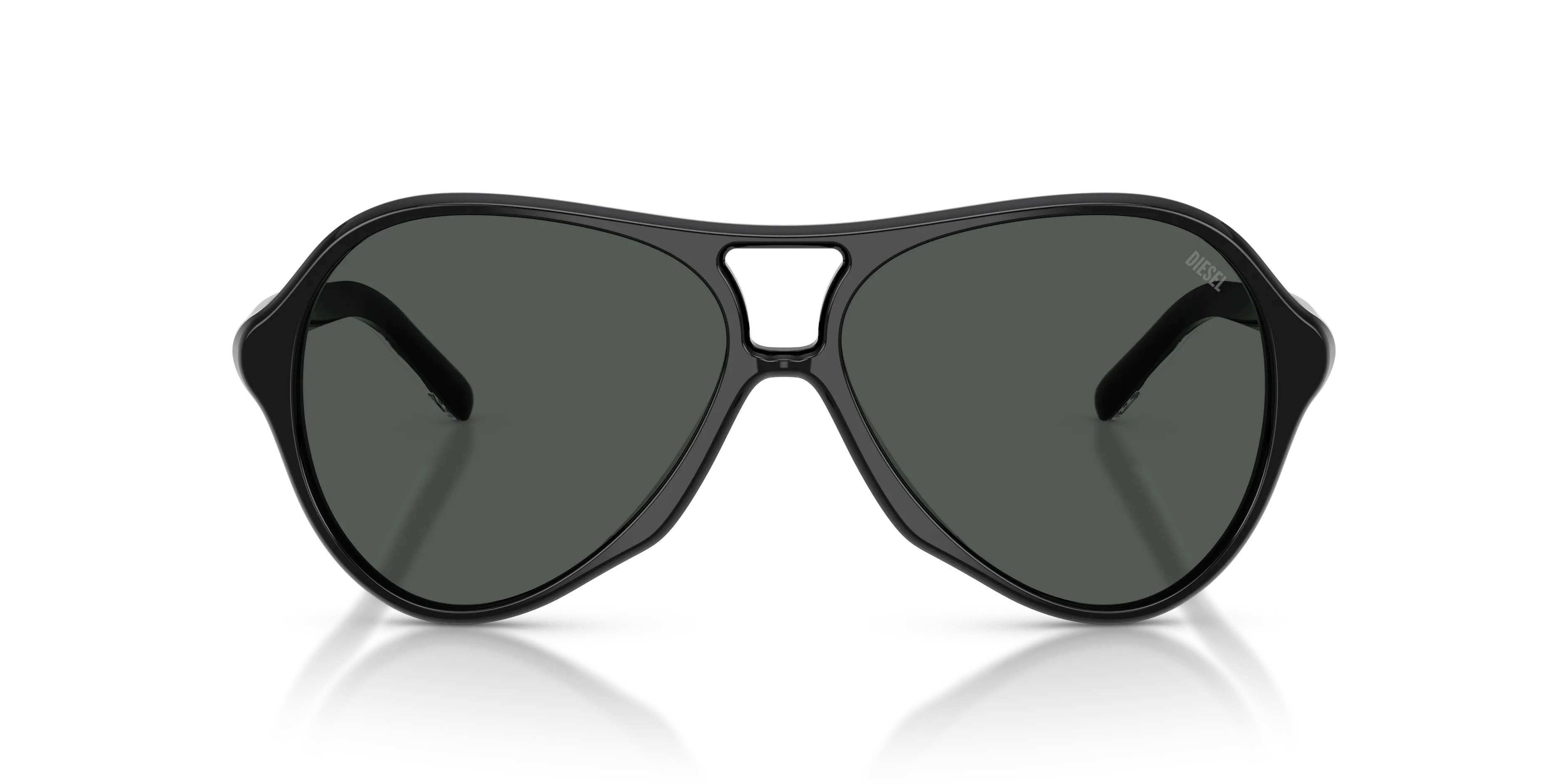 DIESEL DL2013U 200187 Occhiali da sole Acetato Nero Nero Pilot Normale - immagine 3