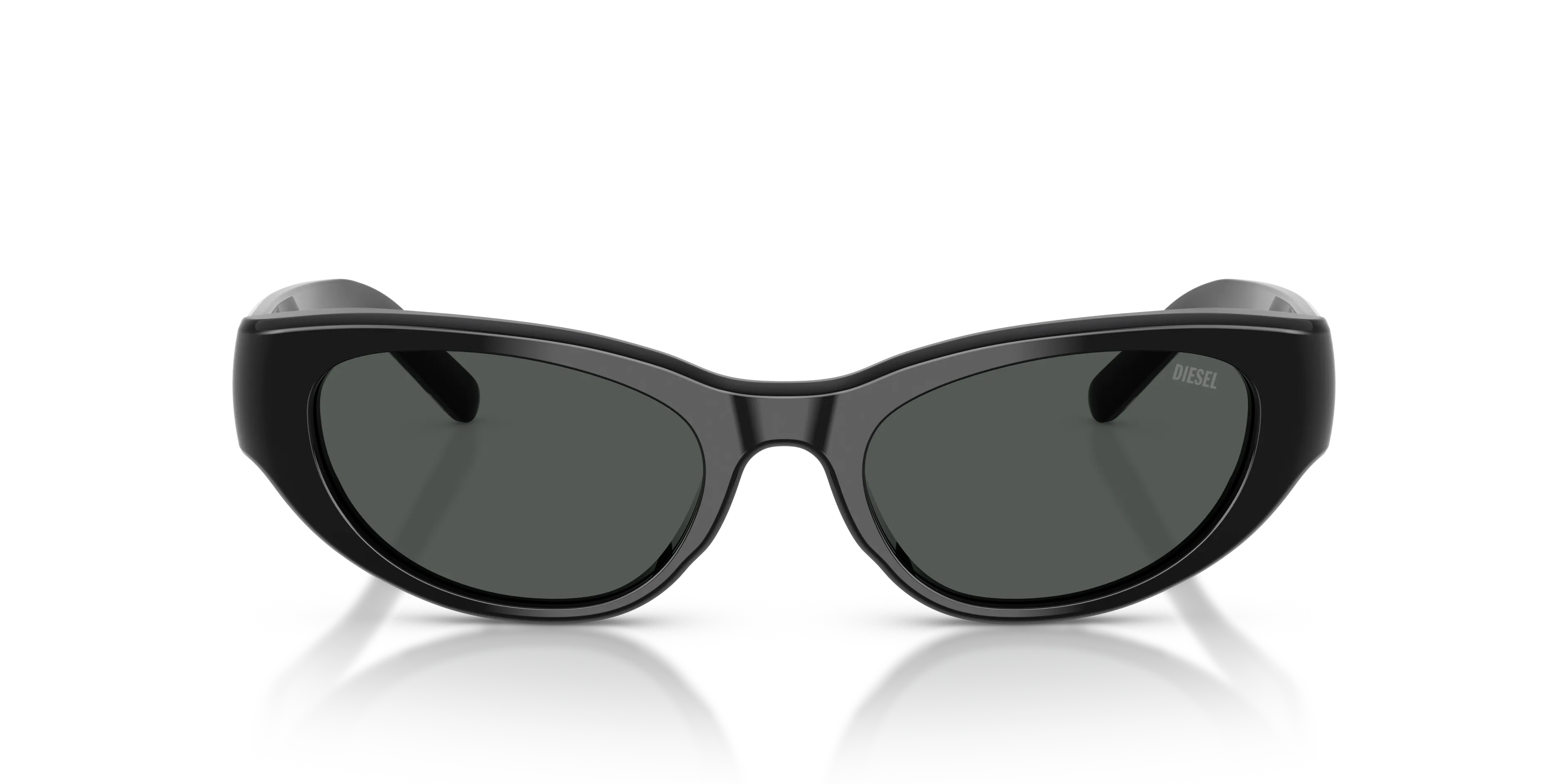 DIESEL DL2010U 200187 Occhiali da sole Acetato Nero Nero Cat Eye Normale - immagine 3