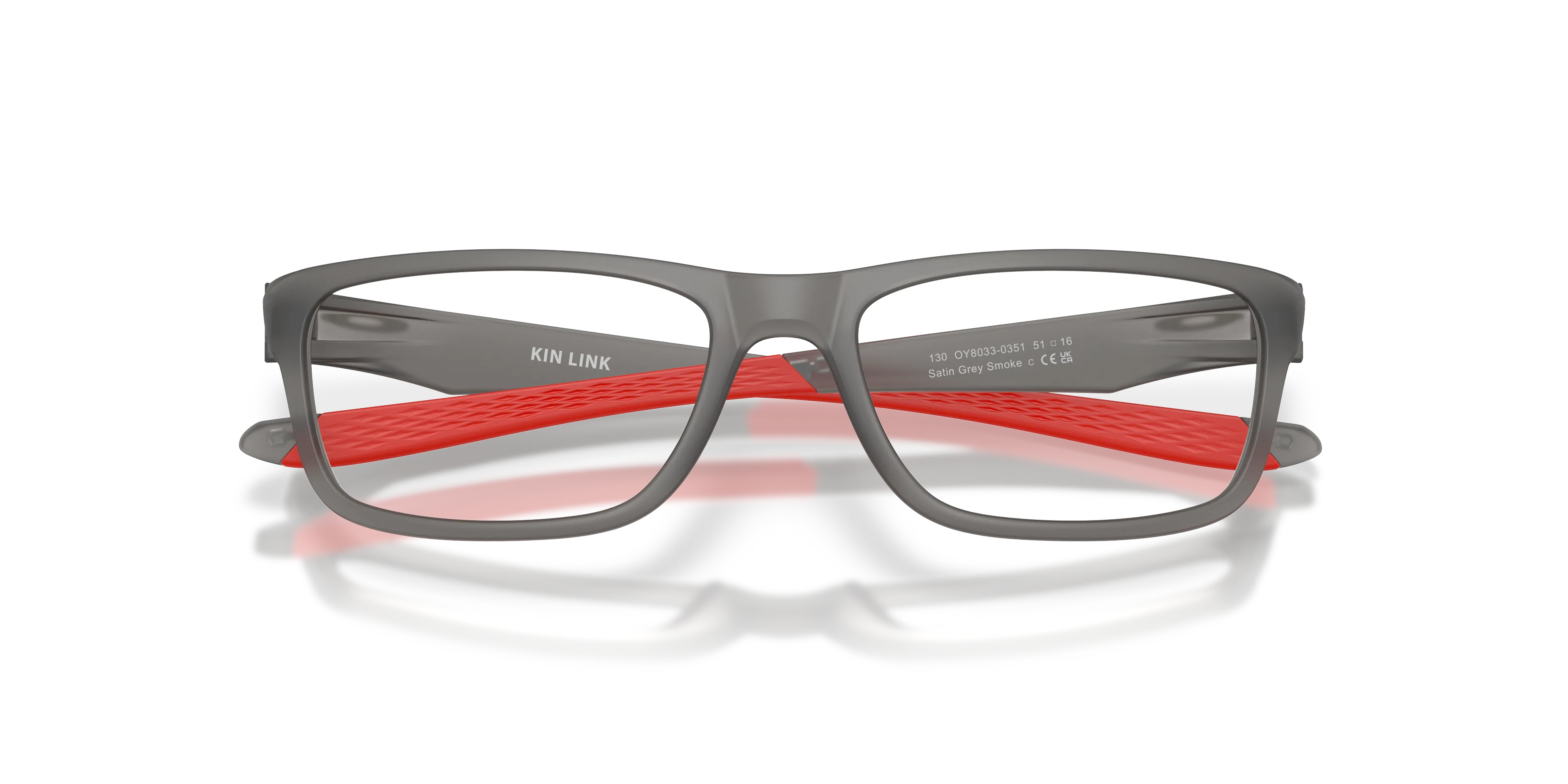 Oakley OY8033 KIN LINK 803303 Montature da vista O_Matter Grigio Squadrata Normale - immagine 2
