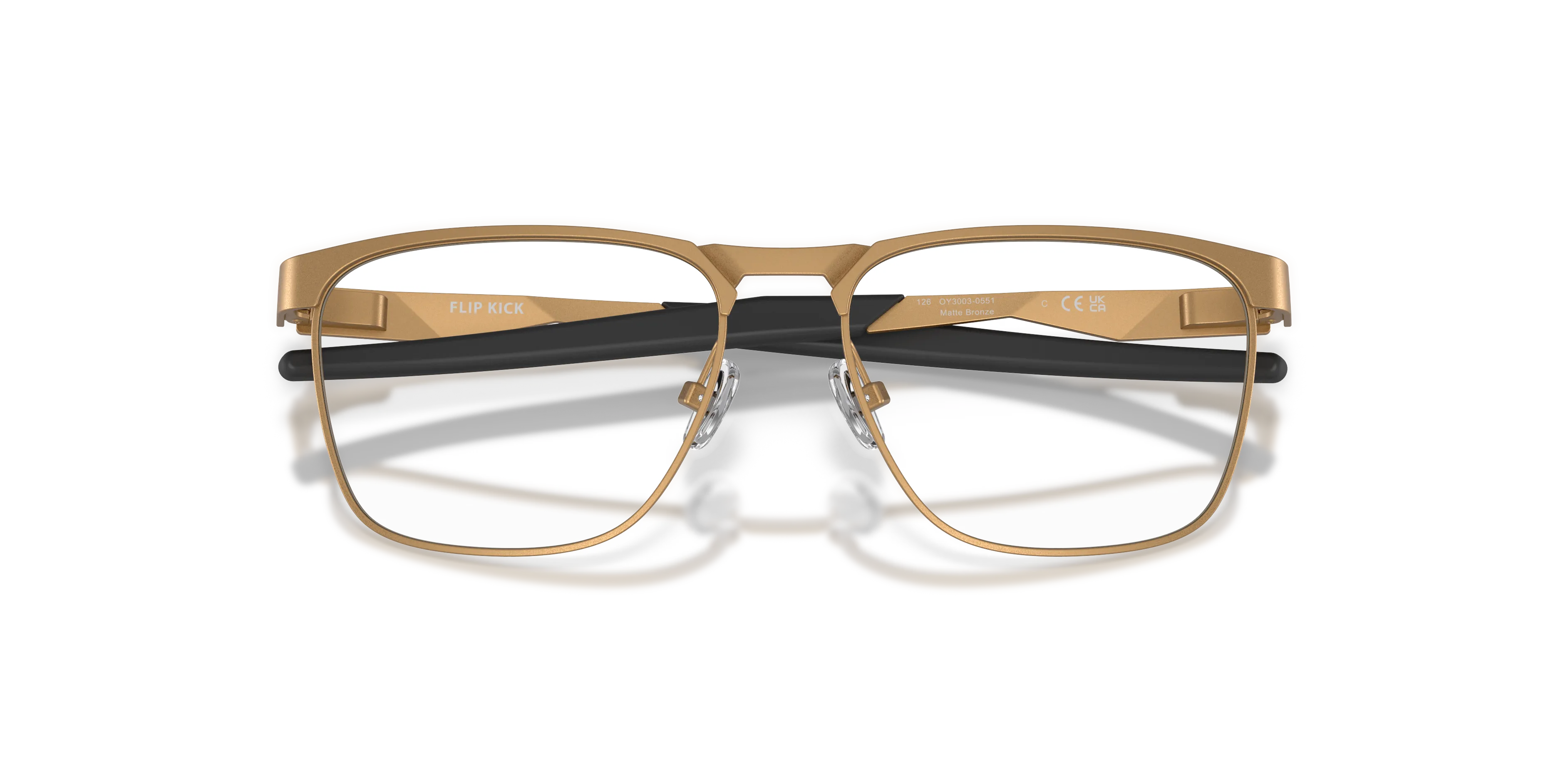 Oakley OY3003 FLIP KICK 300305 Montature da vista Metallo Bronzo Squadrata Normale - immagine 2