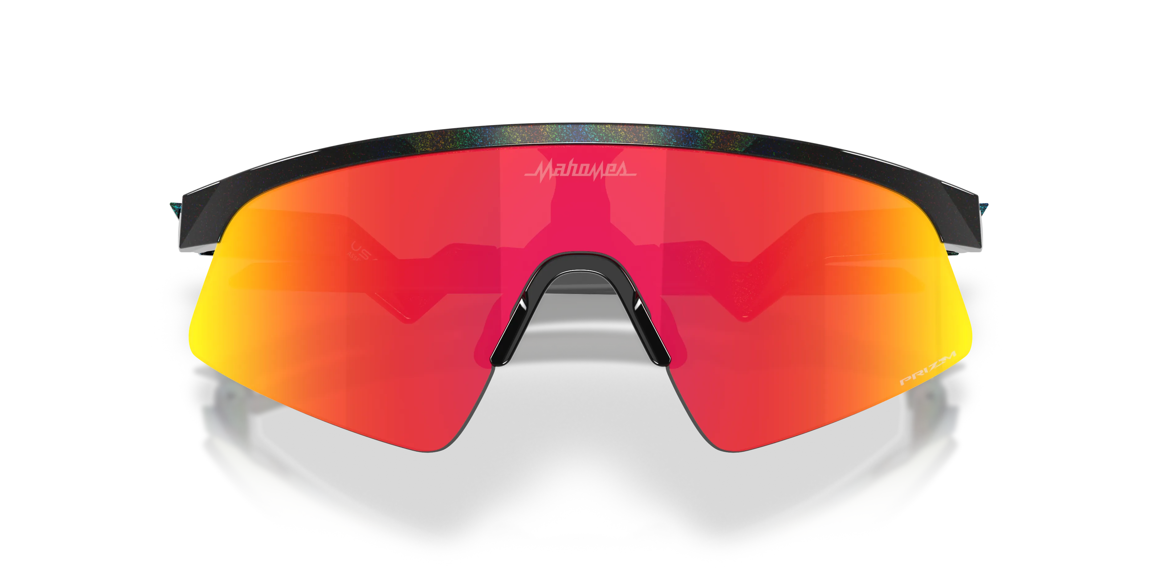 Oakley OJ9015 RESISTOR SWEEP 901509 Occhiali da sole O_Matter Nero Rosso Squadrata Normale - immagine 2