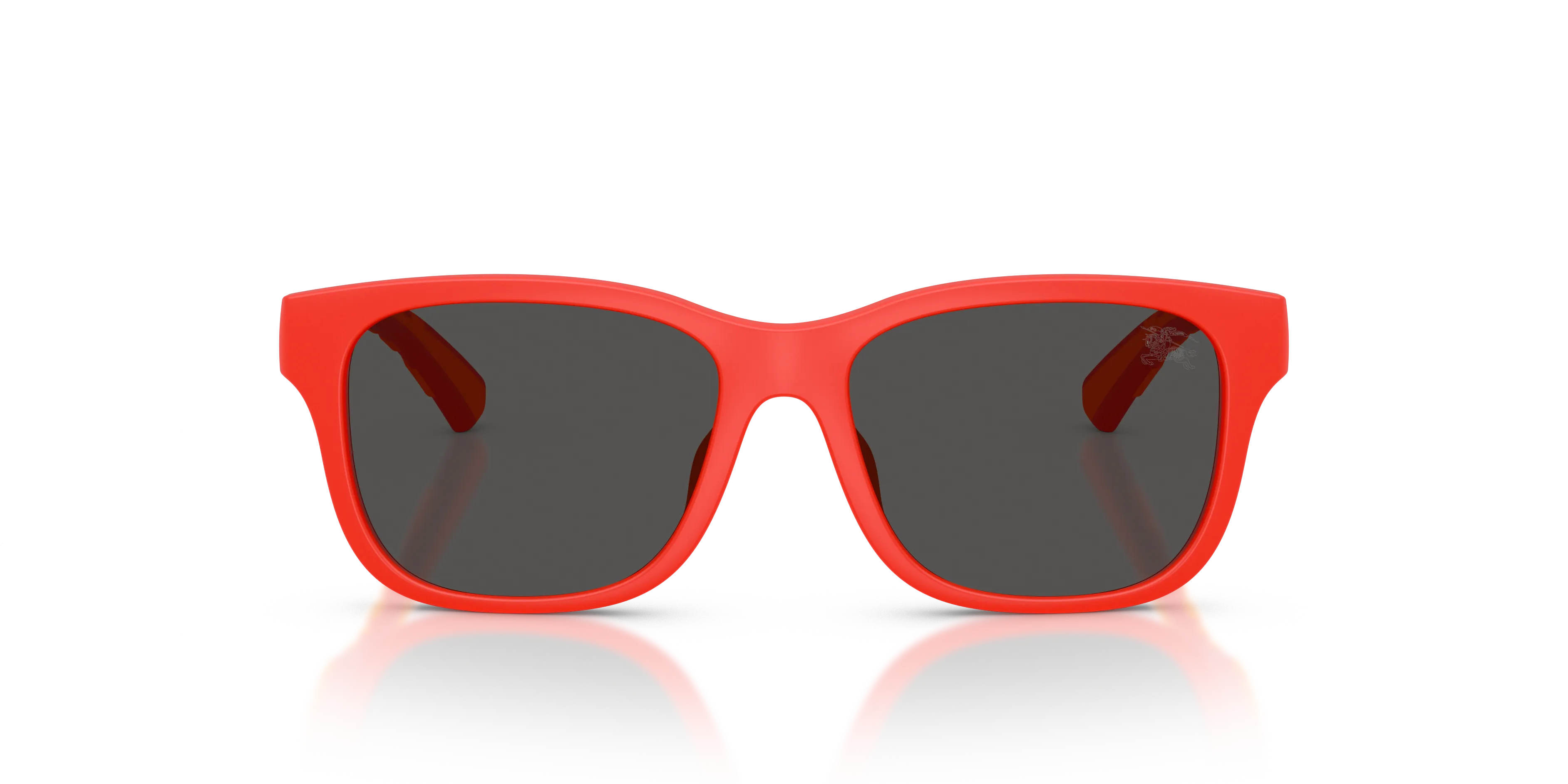 Burberry JB4007U 423887 Occhiali da sole bambino Iniettato Rosso Grigio Squadrata Normale - immagine 3