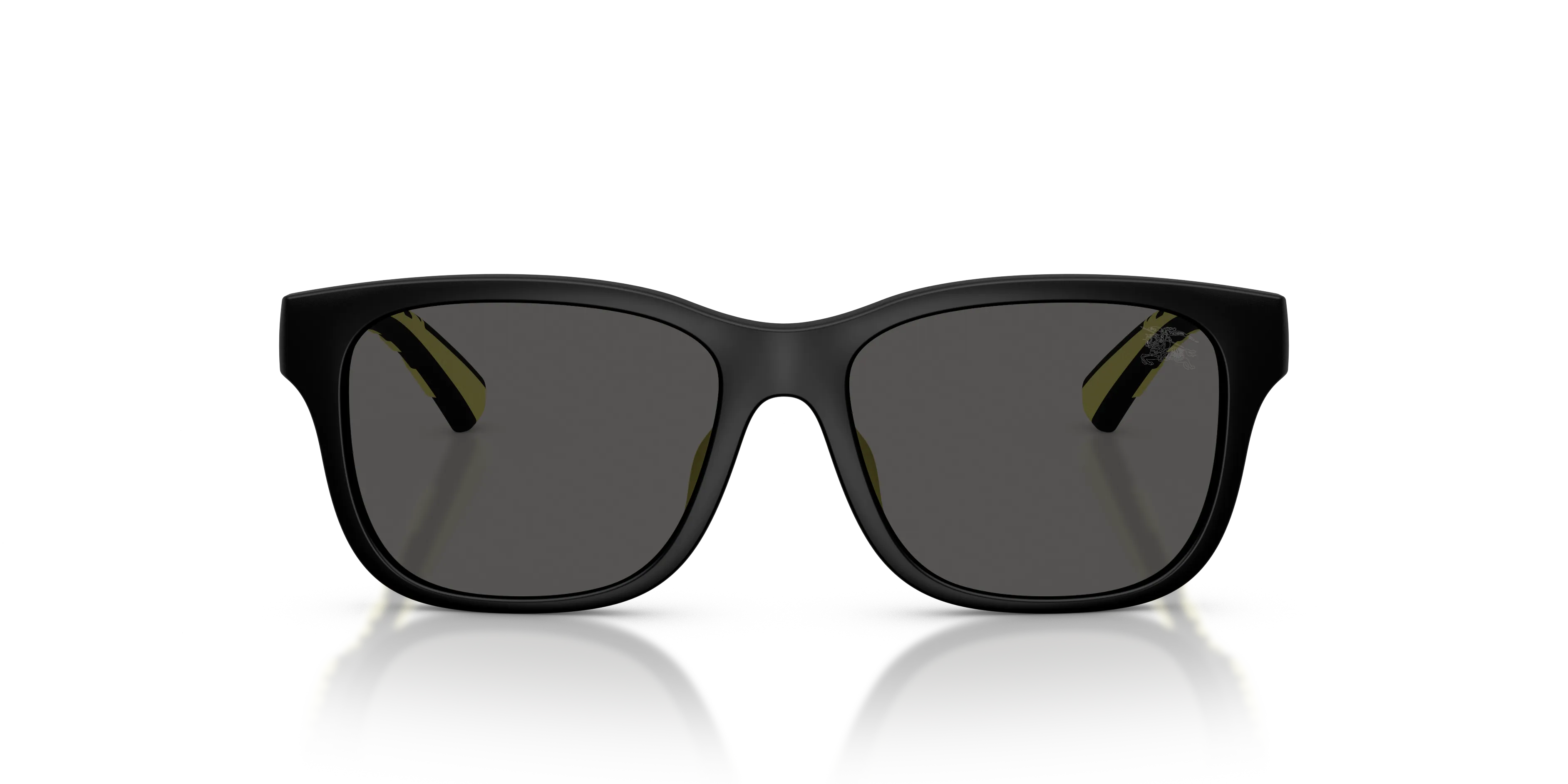 Burberry JB4007U 346487 Occhiali da sole bambino Iniettato Nero Grigio Squadrata Normale - immagine 3