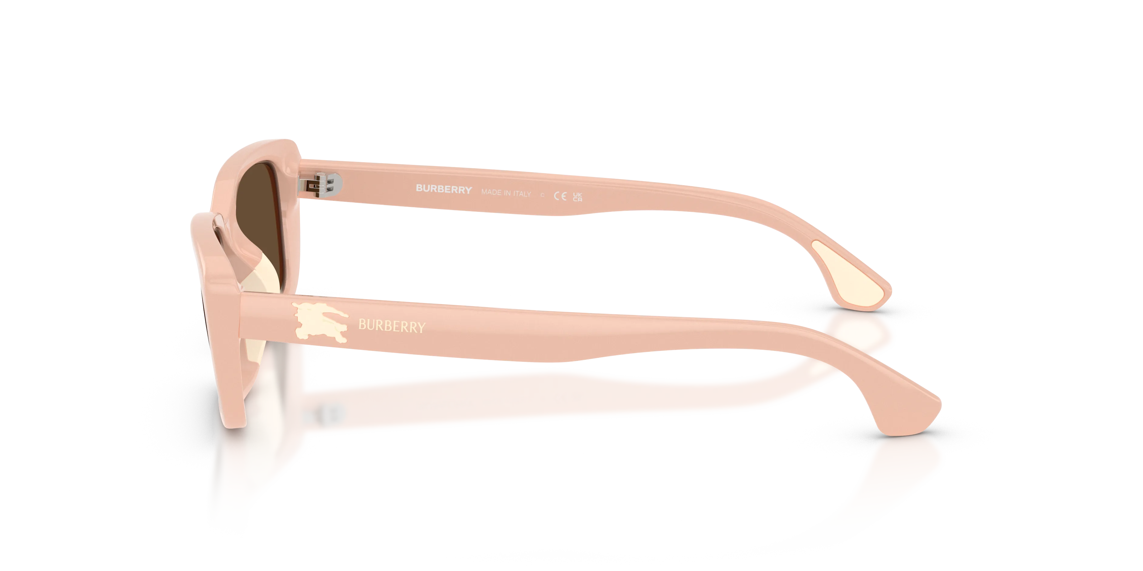 Burberry JB4006U 422973 Occhiali da sole bambino Iniettato Rosa Marrone Squadrata Normale - immagine 4